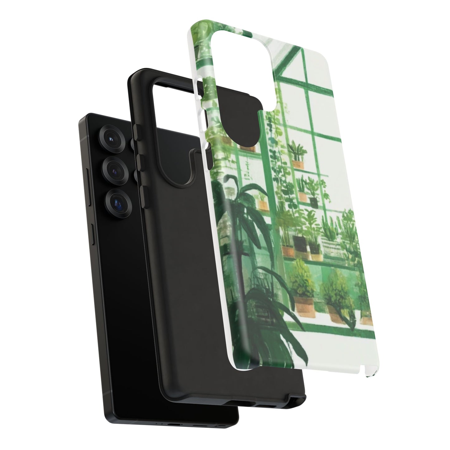 Greenhouse Phone Case - Tough Cases, Plant Lover Gift, Gardening Accessories, Eco-Friendly Tech, Nature-Inspired Design