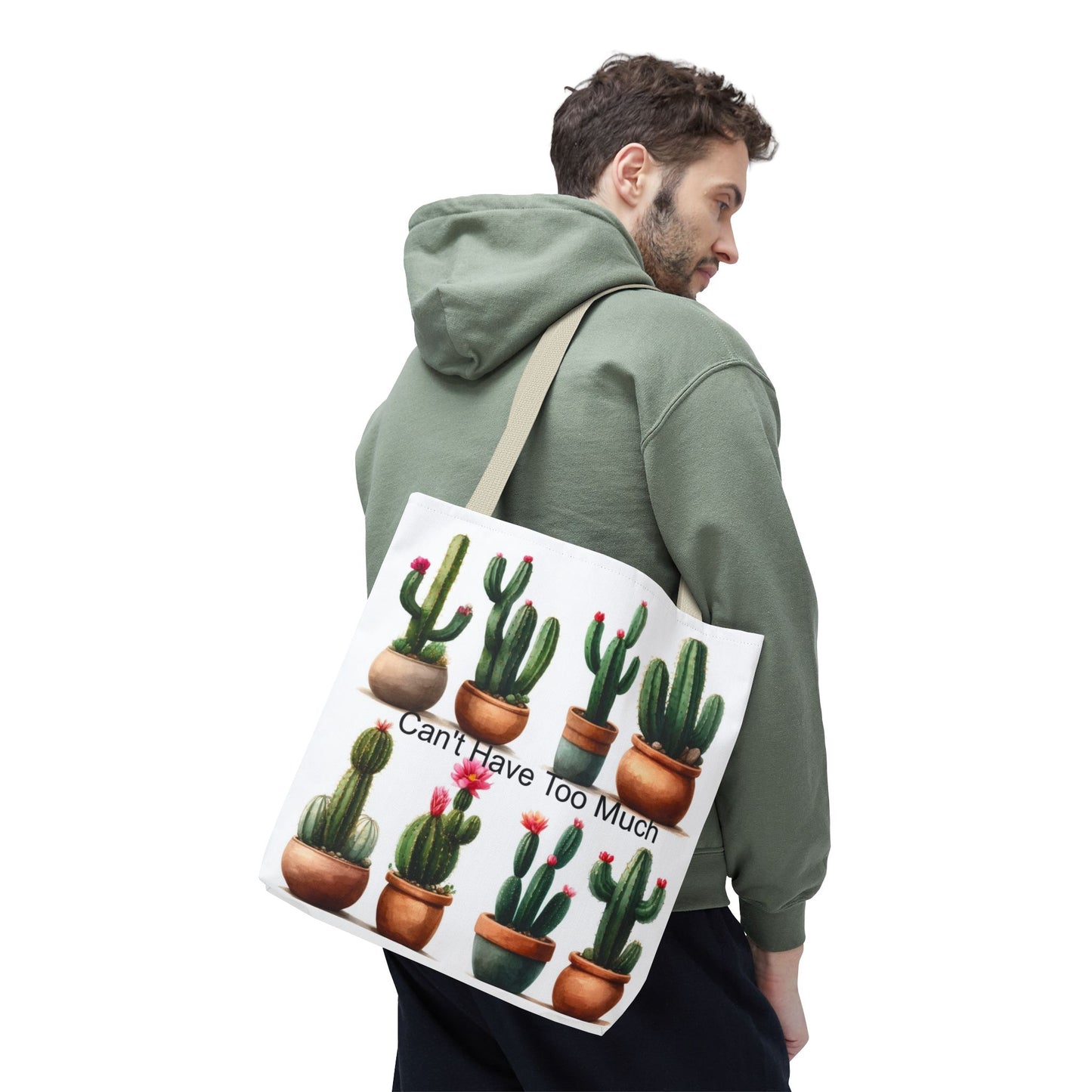 Cactus Lover Tote Bag - Perfect for Gardening Enthusiasts, Plant Parents, Eco-Friendly Shopping, and Casual Outings