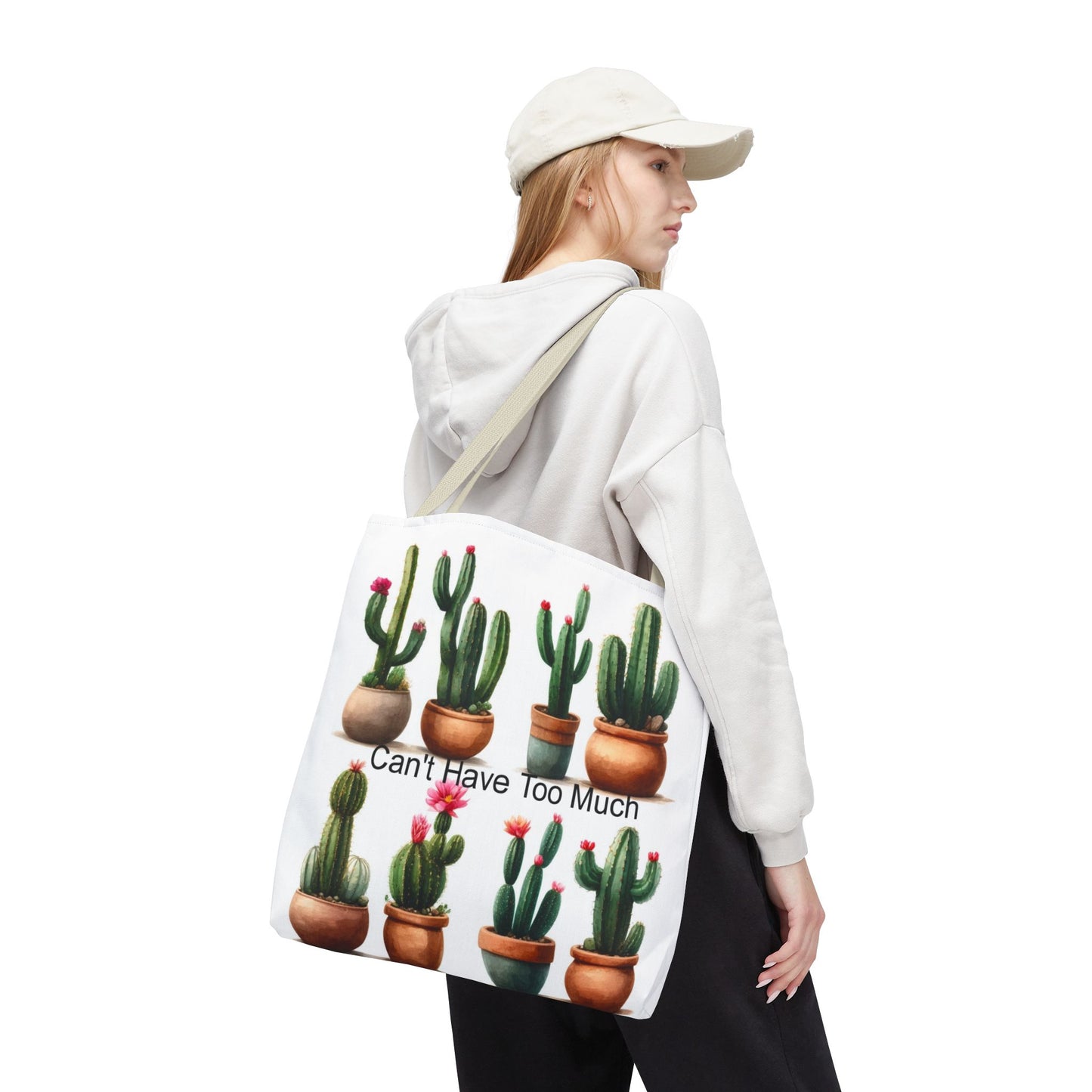 Cactus Lover Tote Bag - Perfect for Gardening Enthusiasts, Plant Parents, Eco-Friendly Shopping, and Casual Outings