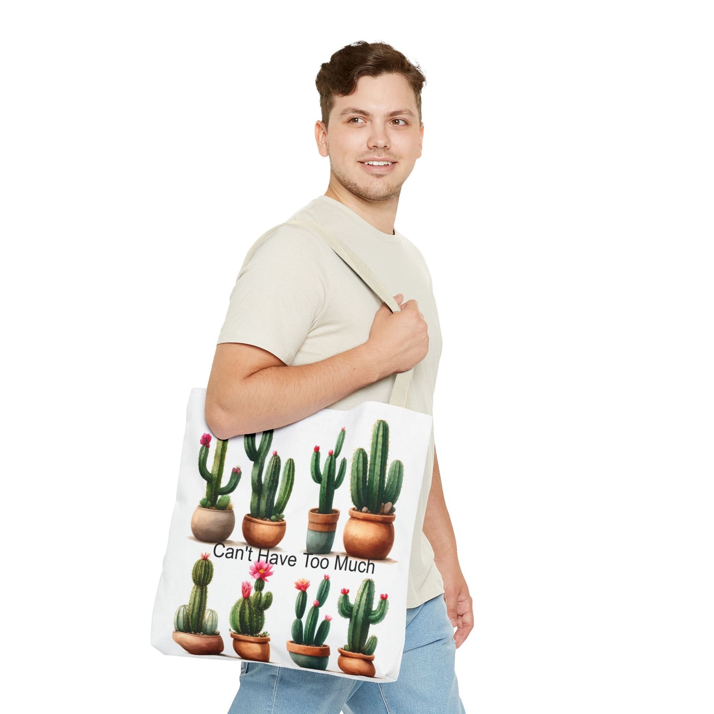 Cactus Lover Tote Bag - Perfect for Gardening Enthusiasts, Plant Parents, Eco-Friendly Shopping, and Casual Outings