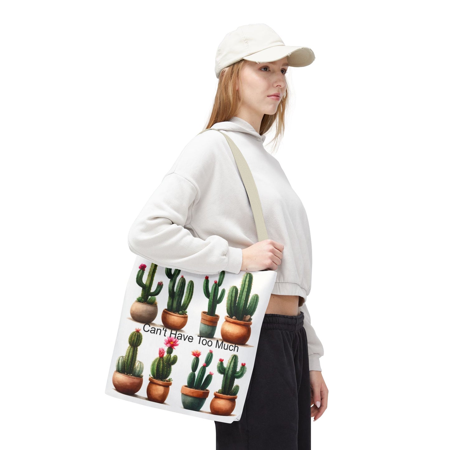 Cactus Lover Tote Bag - Perfect for Gardening Enthusiasts, Plant Parents, Eco-Friendly Shopping, and Casual Outings