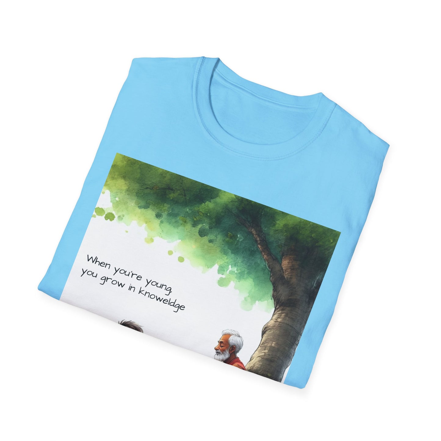 Wisdom T-Shirt - Inspirational Quote, Unisex Tee for Personal Growth, Gift for Teachers, Motivational Apparel