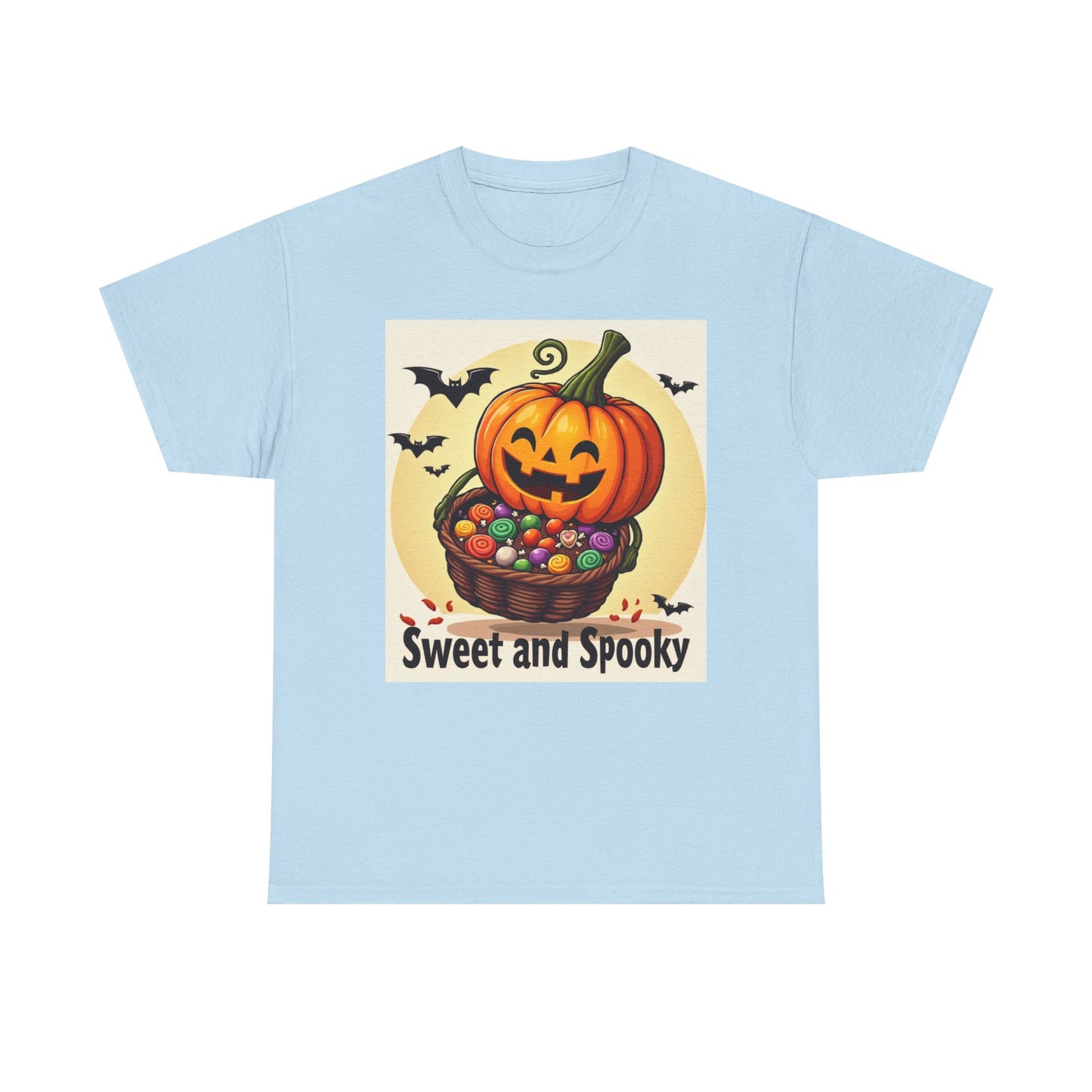 Sweet and Spooky Halloween Tee, Unisex Cotton Shirt for Fall, Pumpkin Lover's Gift, Trick or Treat Top, Halloween Party Wear
