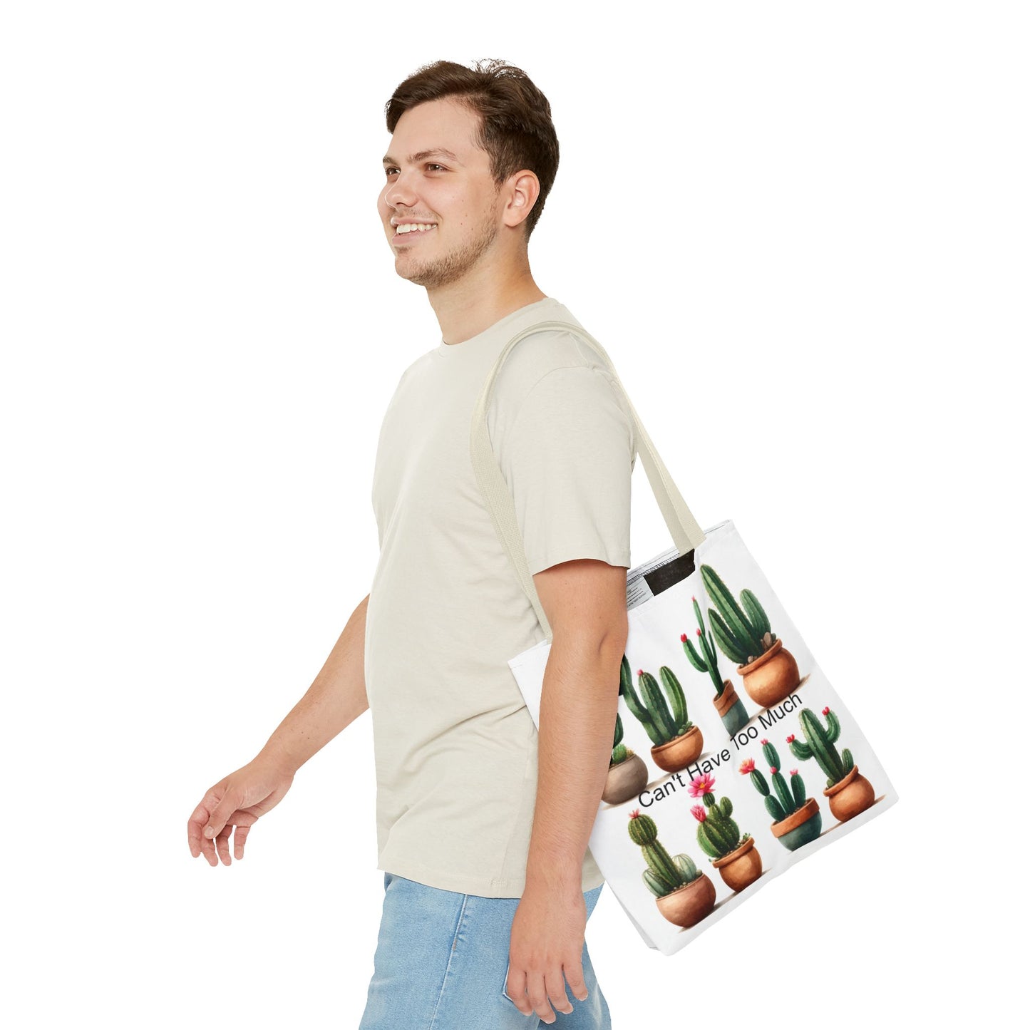 Cactus Lover Tote Bag - Perfect for Gardening Enthusiasts, Plant Parents, Eco-Friendly Shopping, and Casual Outings