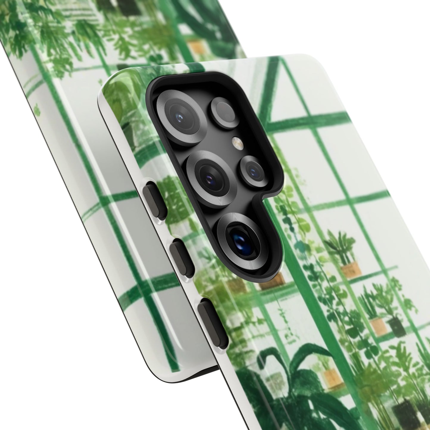 Greenhouse Phone Case - Tough Cases, Plant Lover Gift, Gardening Accessories, Eco-Friendly Tech, Nature-Inspired Design