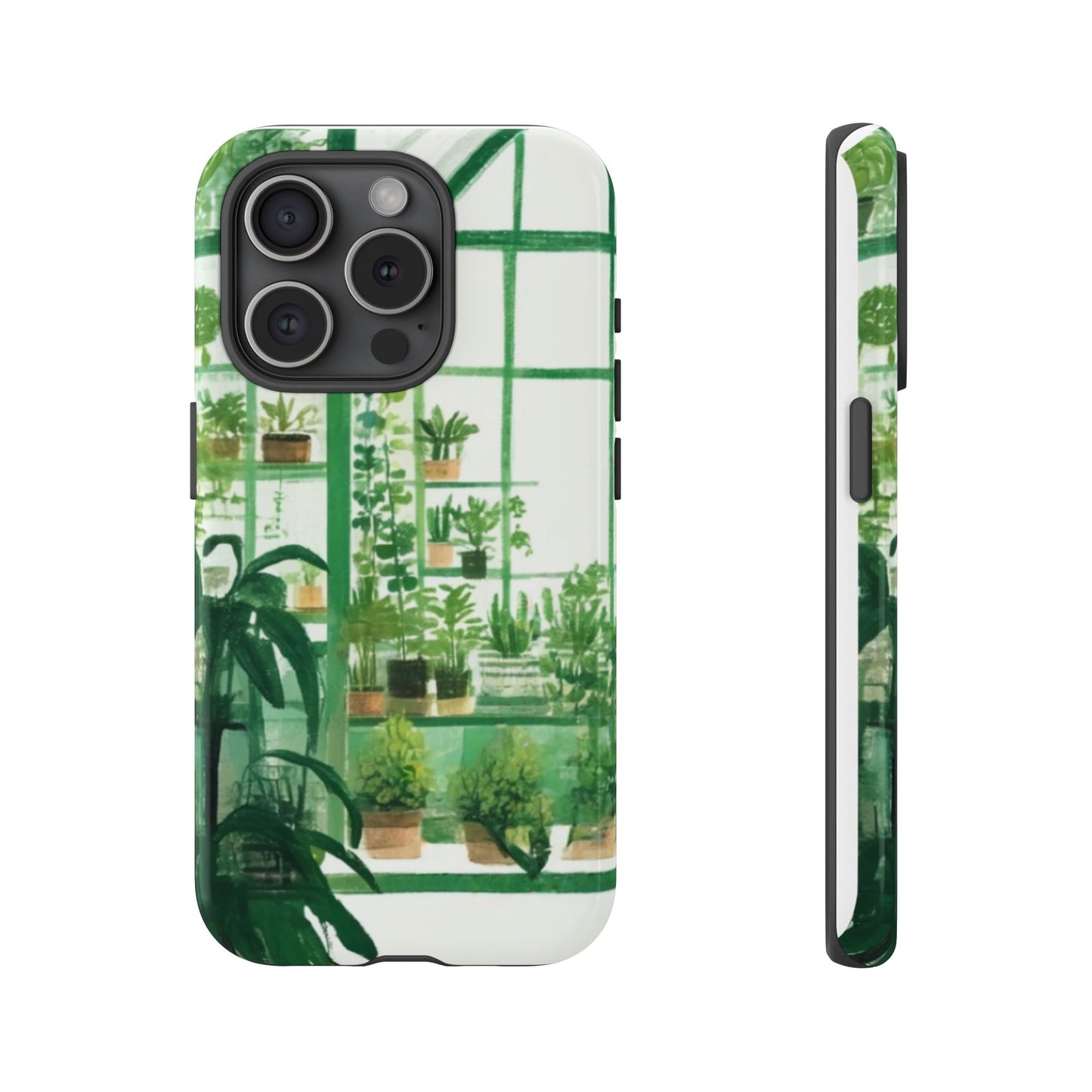 Greenhouse Phone Case - Tough Cases, Plant Lover Gift, Gardening Accessories, Eco-Friendly Tech, Nature-Inspired Design