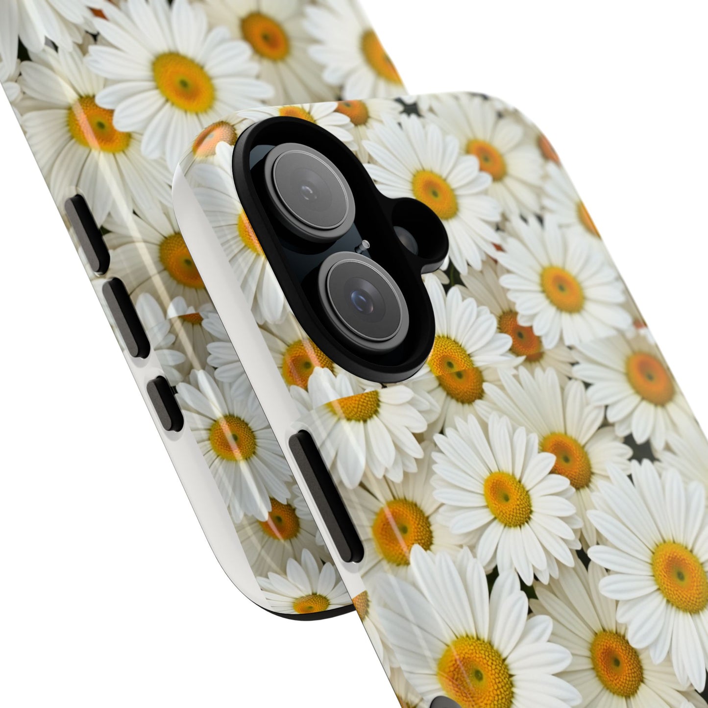 Floral Phone Case, Tough Cases, Daisy Pattern, Nature Lover Gift, Spring Accessory, Stylish Protection