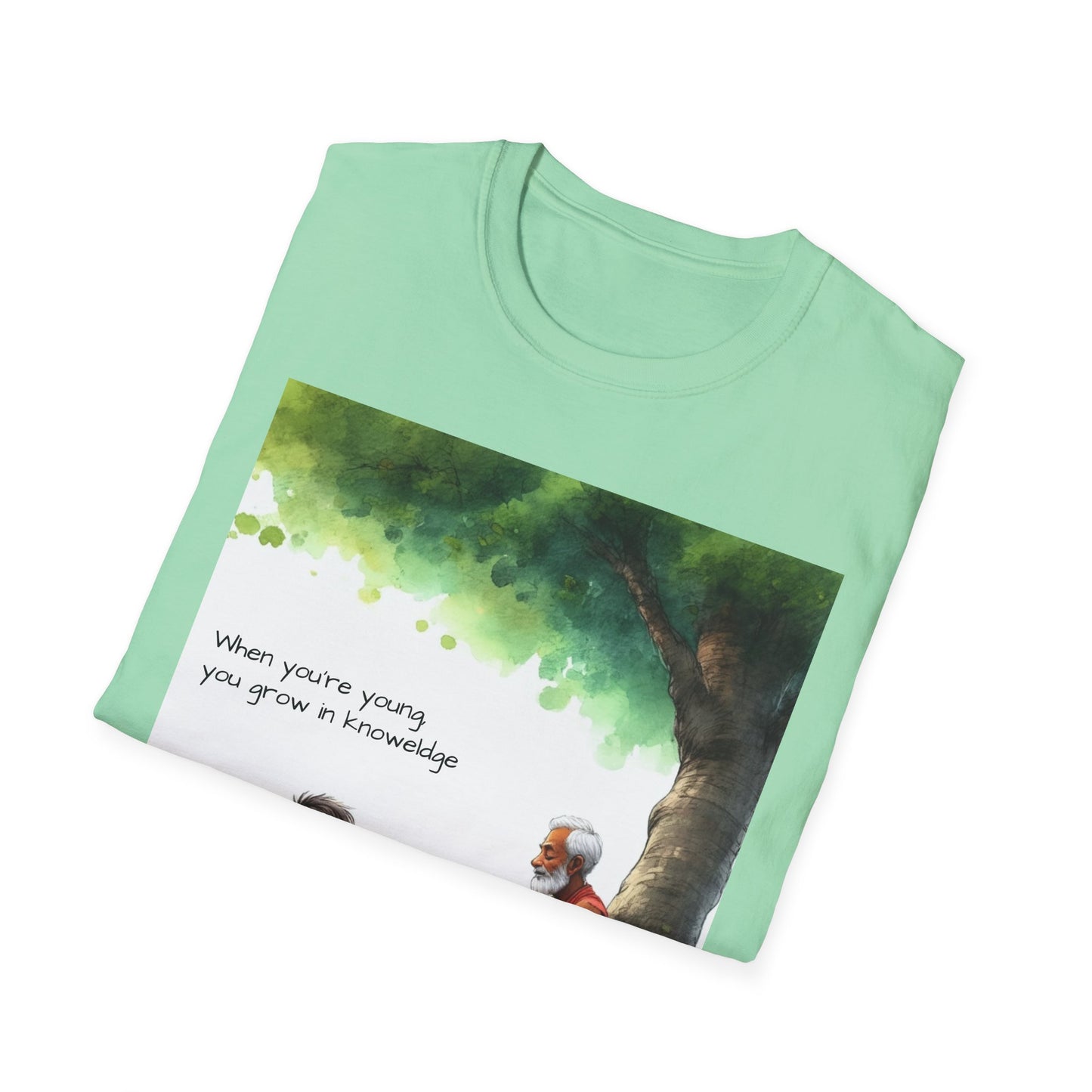 Wisdom T-Shirt - Inspirational Quote, Unisex Tee for Personal Growth, Gift for Teachers, Motivational Apparel