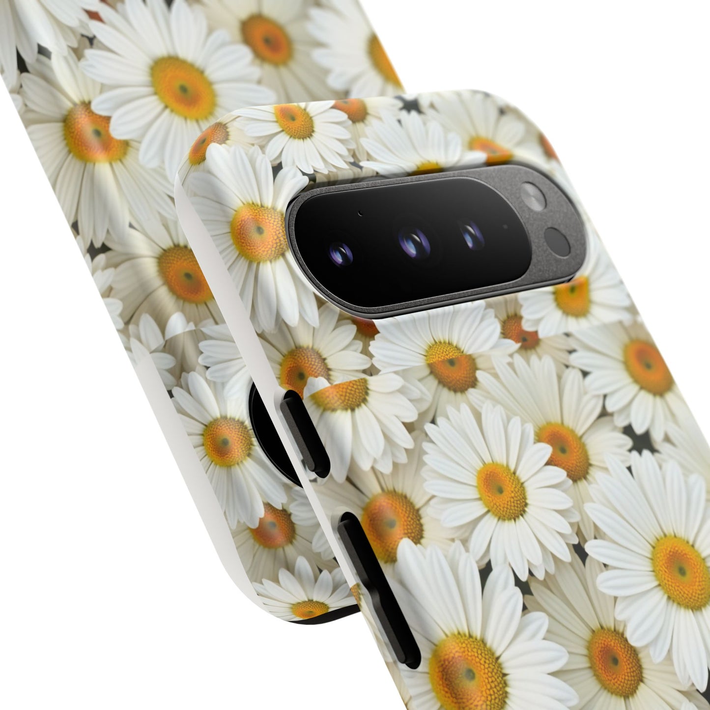 Floral Phone Case, Tough Cases, Daisy Pattern, Nature Lover Gift, Spring Accessory, Stylish Protection