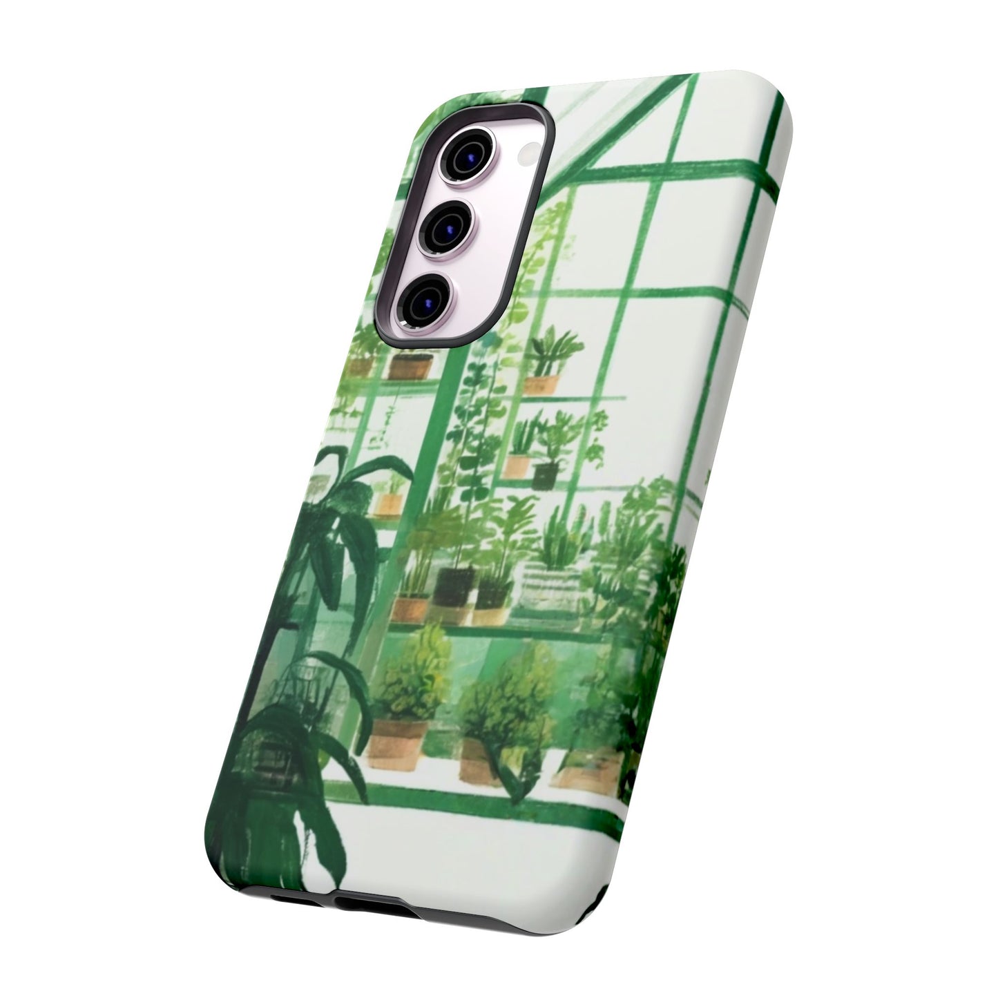 Greenhouse Phone Case - Tough Cases, Plant Lover Gift, Gardening Accessories, Eco-Friendly Tech, Nature-Inspired Design