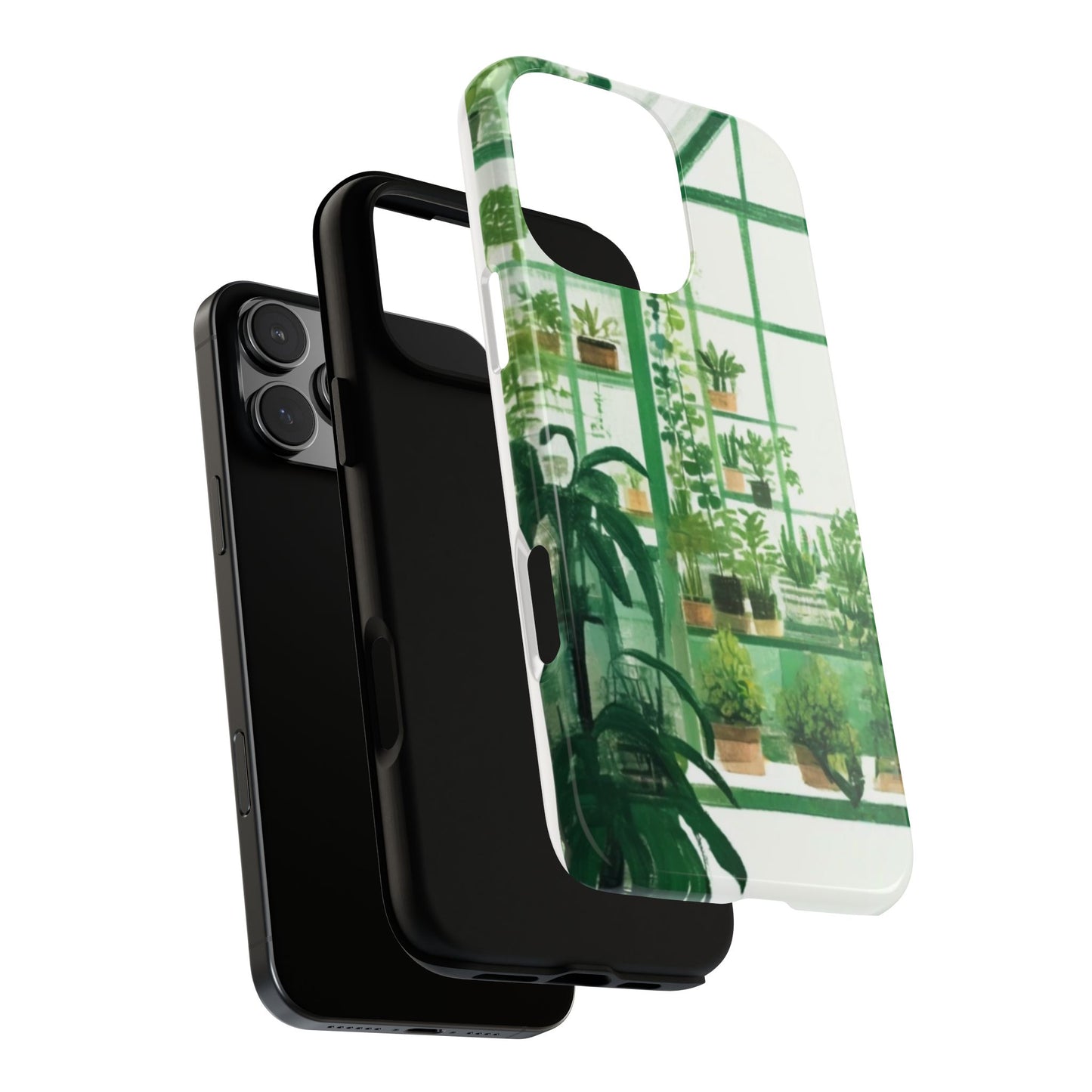 Greenhouse Phone Case - Tough Cases, Plant Lover Gift, Gardening Accessories, Eco-Friendly Tech, Nature-Inspired Design