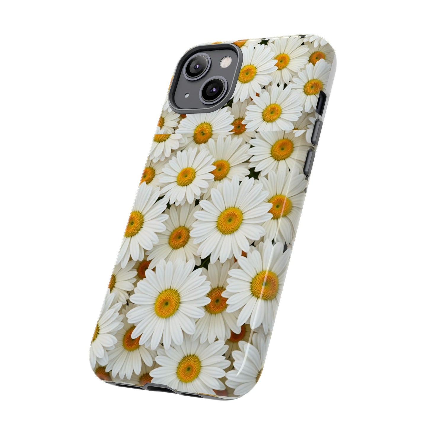 Floral Phone Case, Tough Cases, Daisy Pattern, Nature Lover Gift, Spring Accessory, Stylish Protection