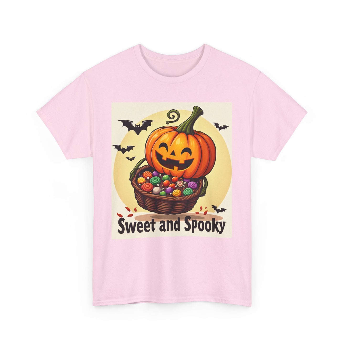 Sweet and Spooky Halloween Tee, Unisex Cotton Shirt for Fall, Pumpkin Lover's Gift, Trick or Treat Top, Halloween Party Wear