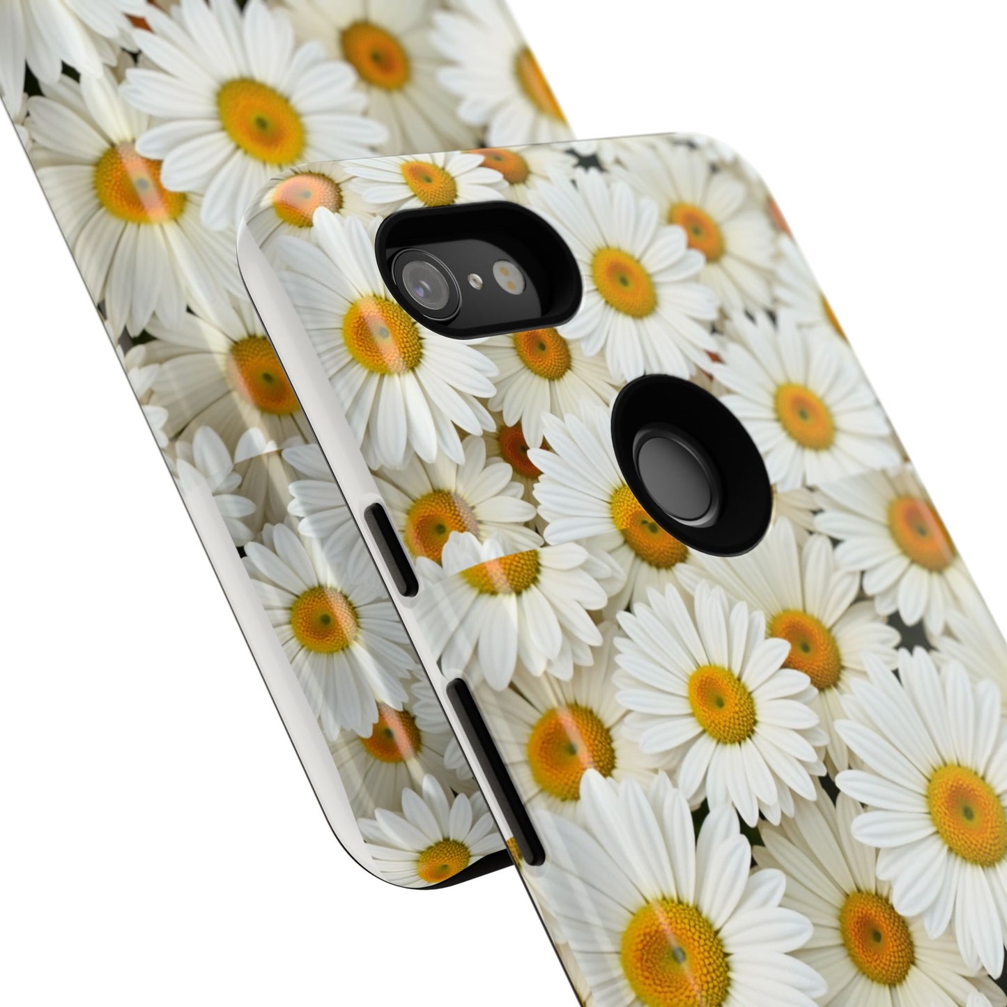 Floral Phone Case, Tough Cases, Daisy Pattern, Nature Lover Gift, Spring Accessory, Stylish Protection