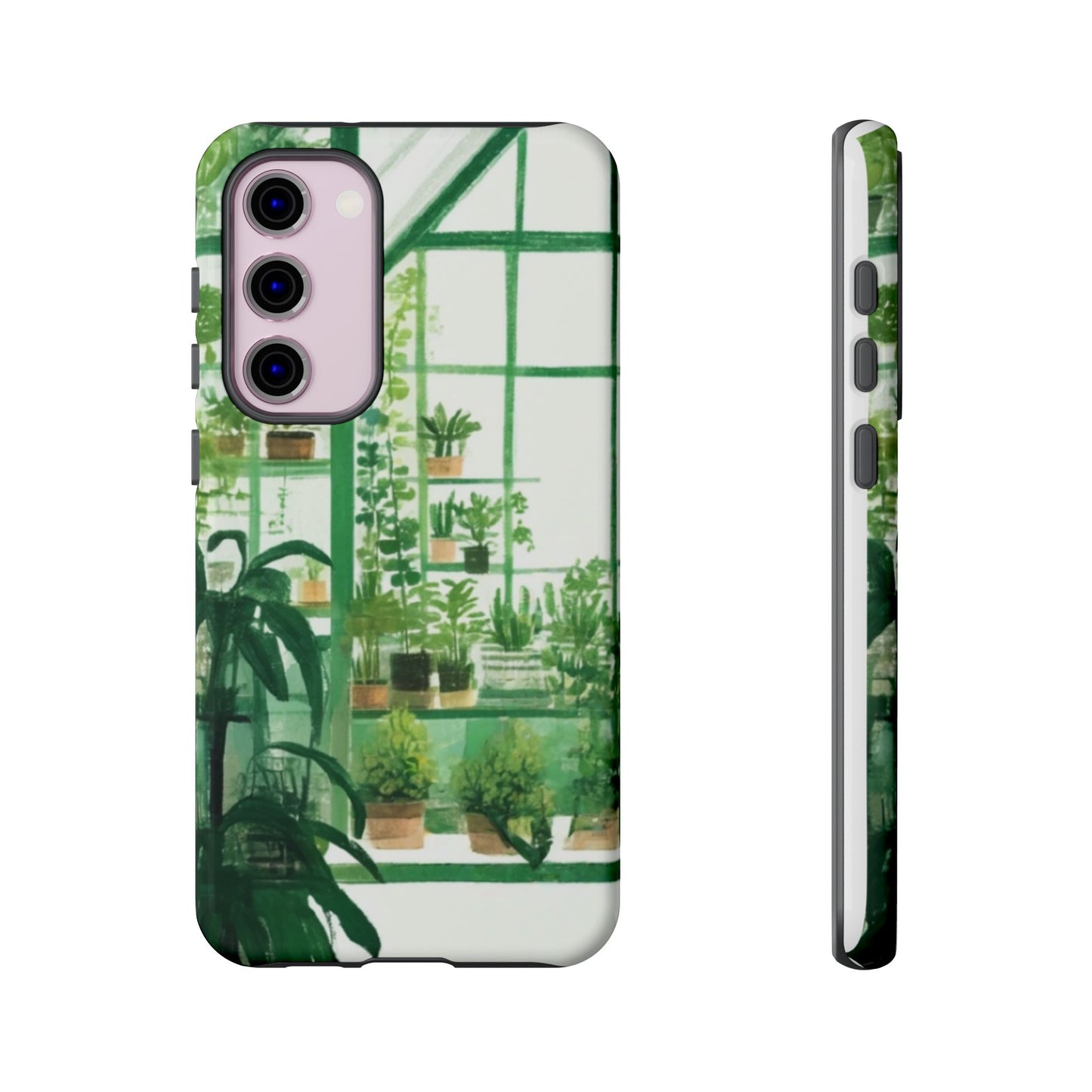 Greenhouse Phone Case - Tough Cases, Plant Lover Gift, Gardening Accessories, Eco-Friendly Tech, Nature-Inspired Design
