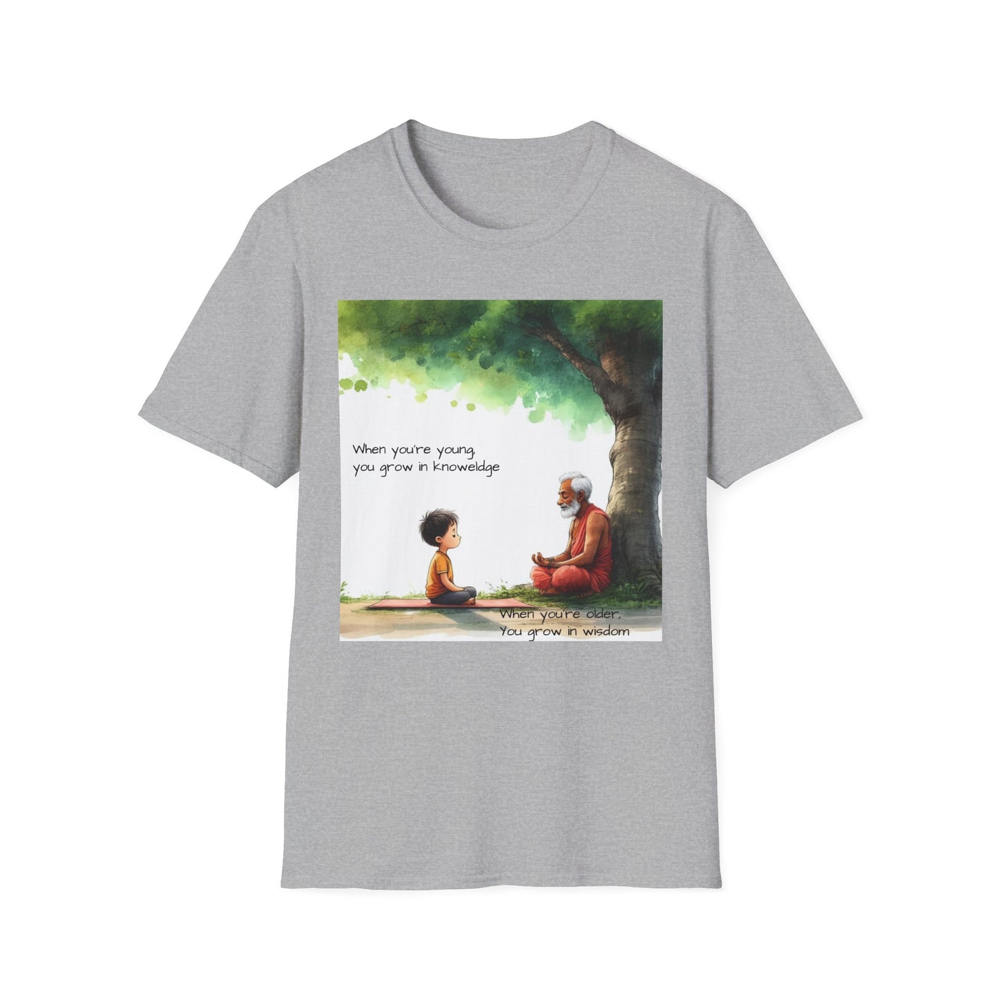 Wisdom T-Shirt - Inspirational Quote, Unisex Tee for Personal Growth, Gift for Teachers, Motivational Apparel