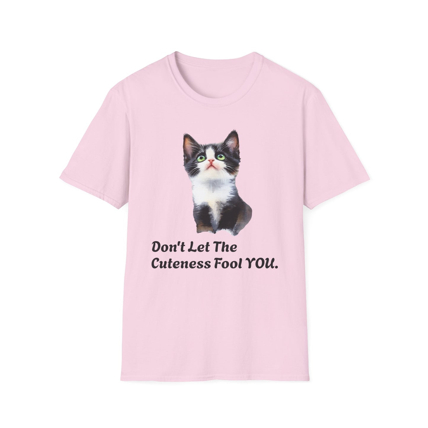 Cute Cat Graphic T-Shirt, Fun Cat Tee, Gift for Cat Lovers, Pet Owner Apparel, Casual Wear, Birthday Gift Idea