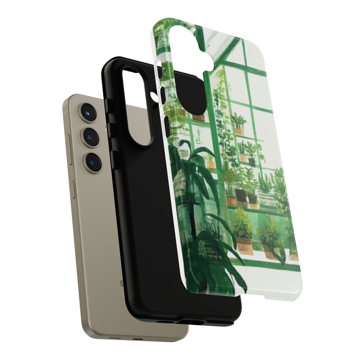 Greenhouse Phone Case - Tough Cases, Plant Lover Gift, Gardening Accessories, Eco-Friendly Tech, Nature-Inspired Design