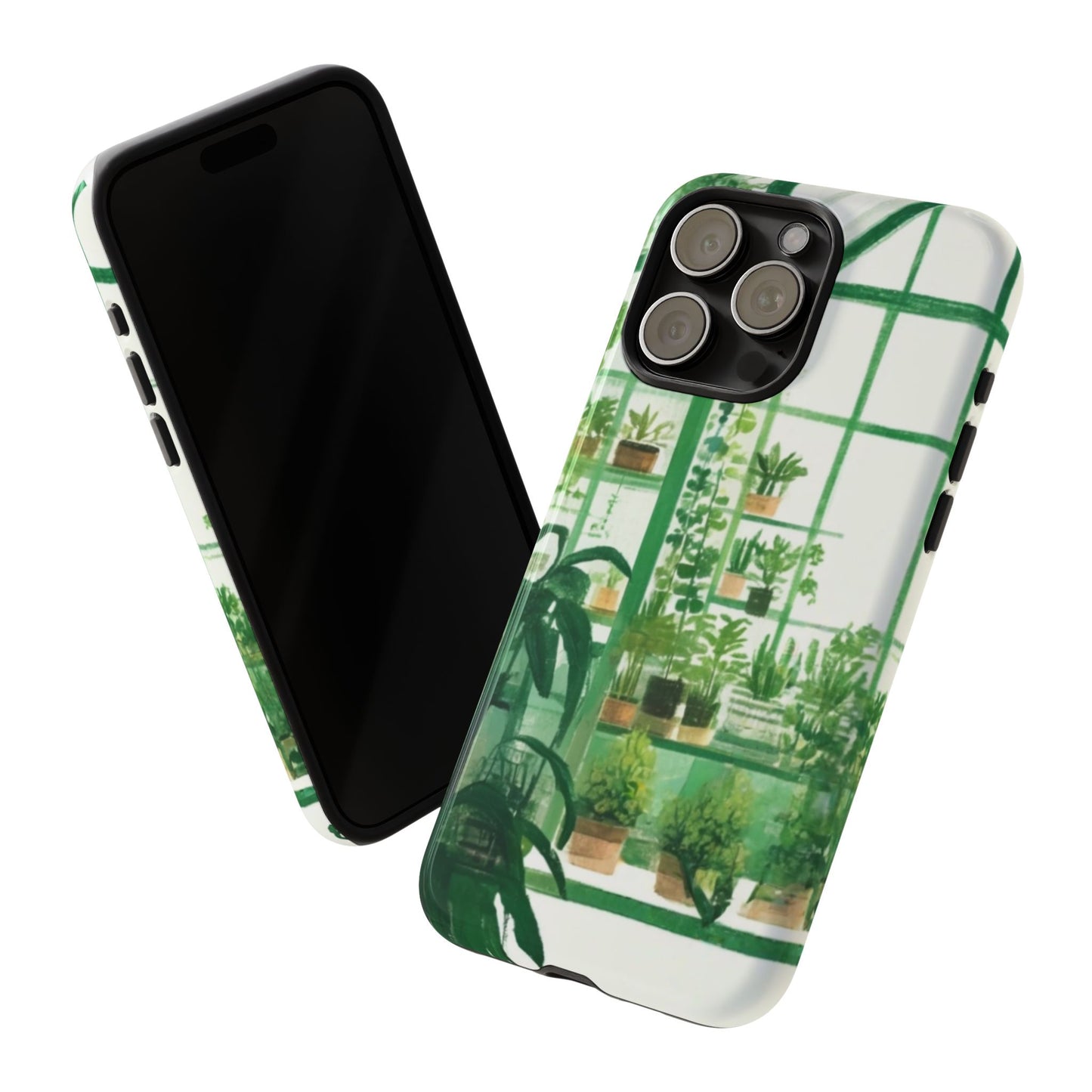 Greenhouse Phone Case - Tough Cases, Plant Lover Gift, Gardening Accessories, Eco-Friendly Tech, Nature-Inspired Design