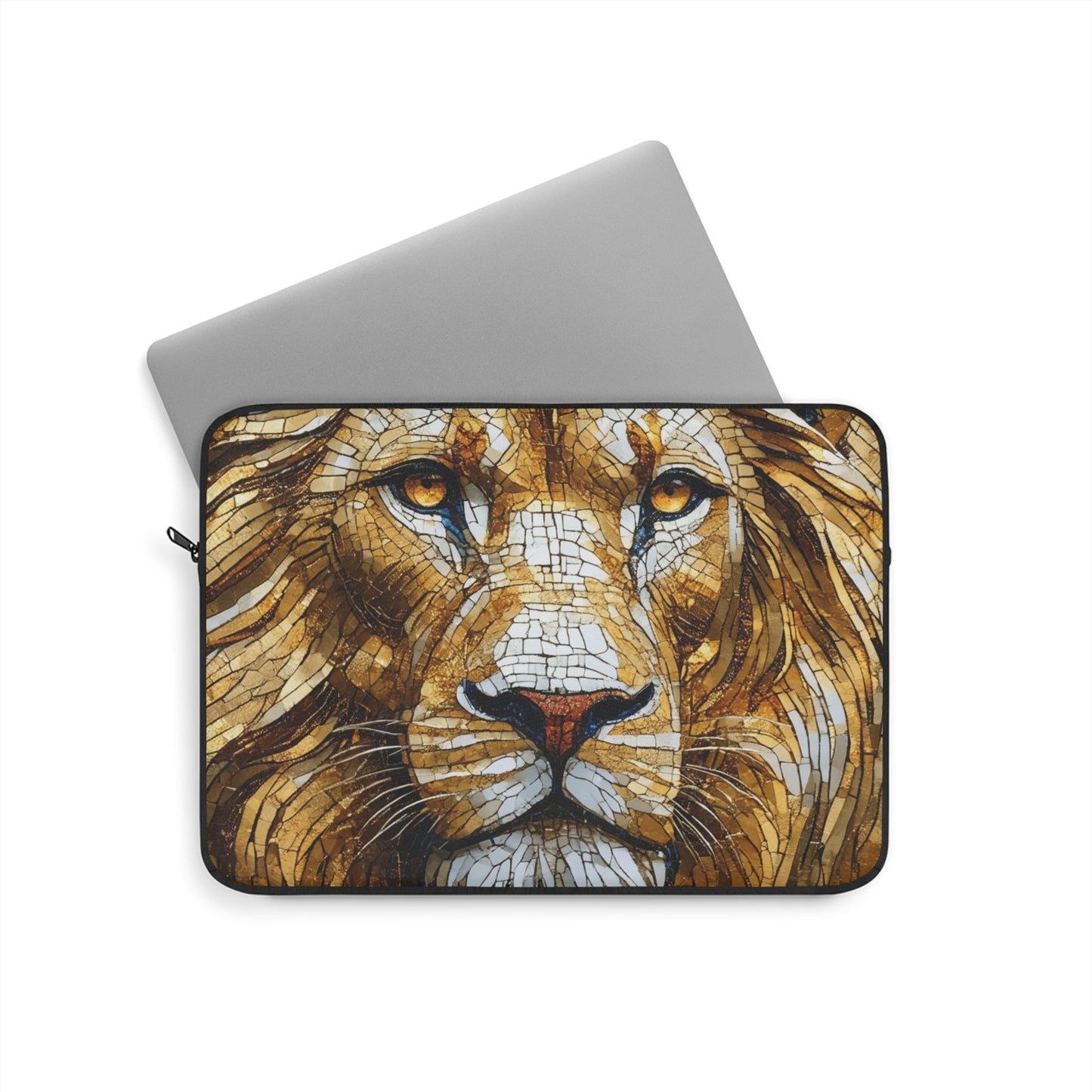 Majestic Lion Laptop Sleeve | Sleek Tech Case, Animal Lover Gift, Unique Laptop Bag, Trendy Sleeve, Wildlife Decor