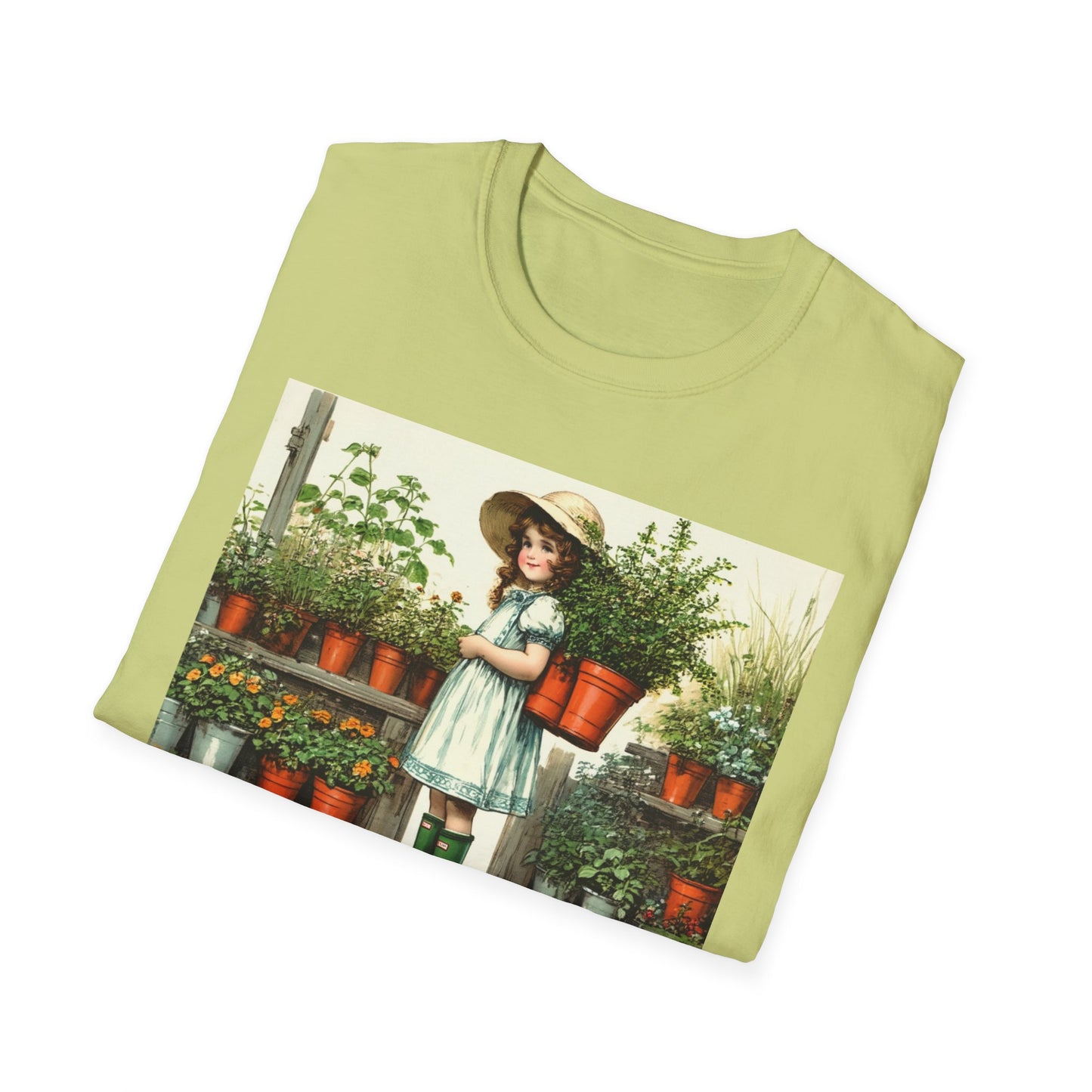 Vintage Garden T-Shirt, Rich in Plants Tee, Floral Apparel, Nature Lover Gift, Gardening Tee, Eco-Friendly Fashion