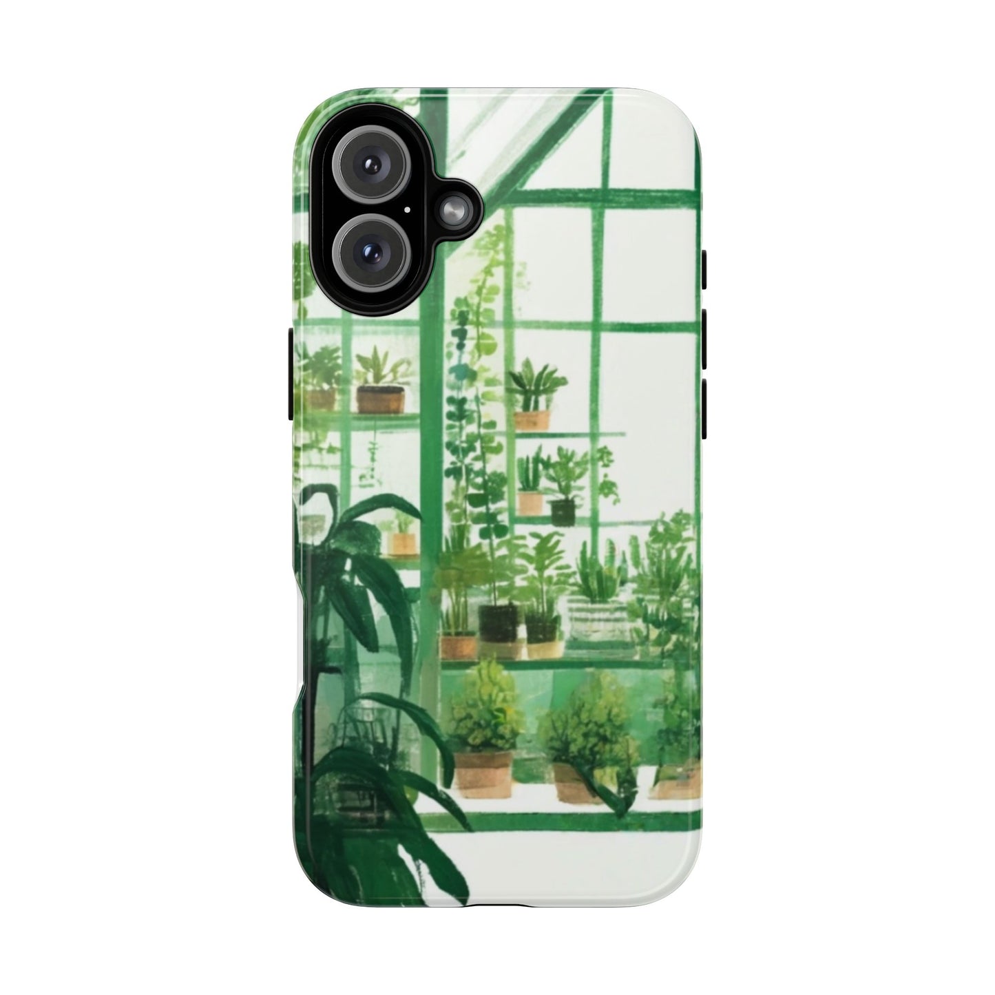 Greenhouse Phone Case - Tough Cases, Plant Lover Gift, Gardening Accessories, Eco-Friendly Tech, Nature-Inspired Design