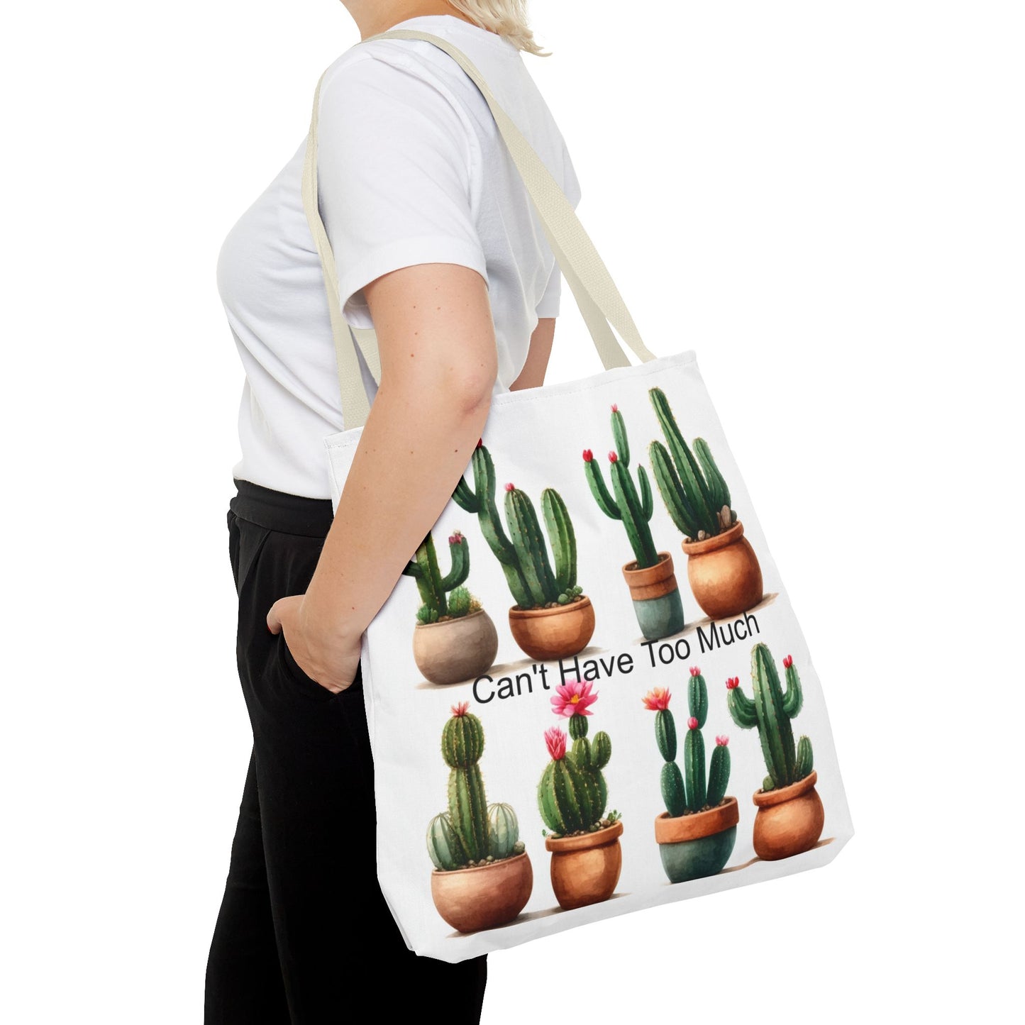 Cactus Lover Tote Bag - Perfect for Gardening Enthusiasts, Plant Parents, Eco-Friendly Shopping, and Casual Outings