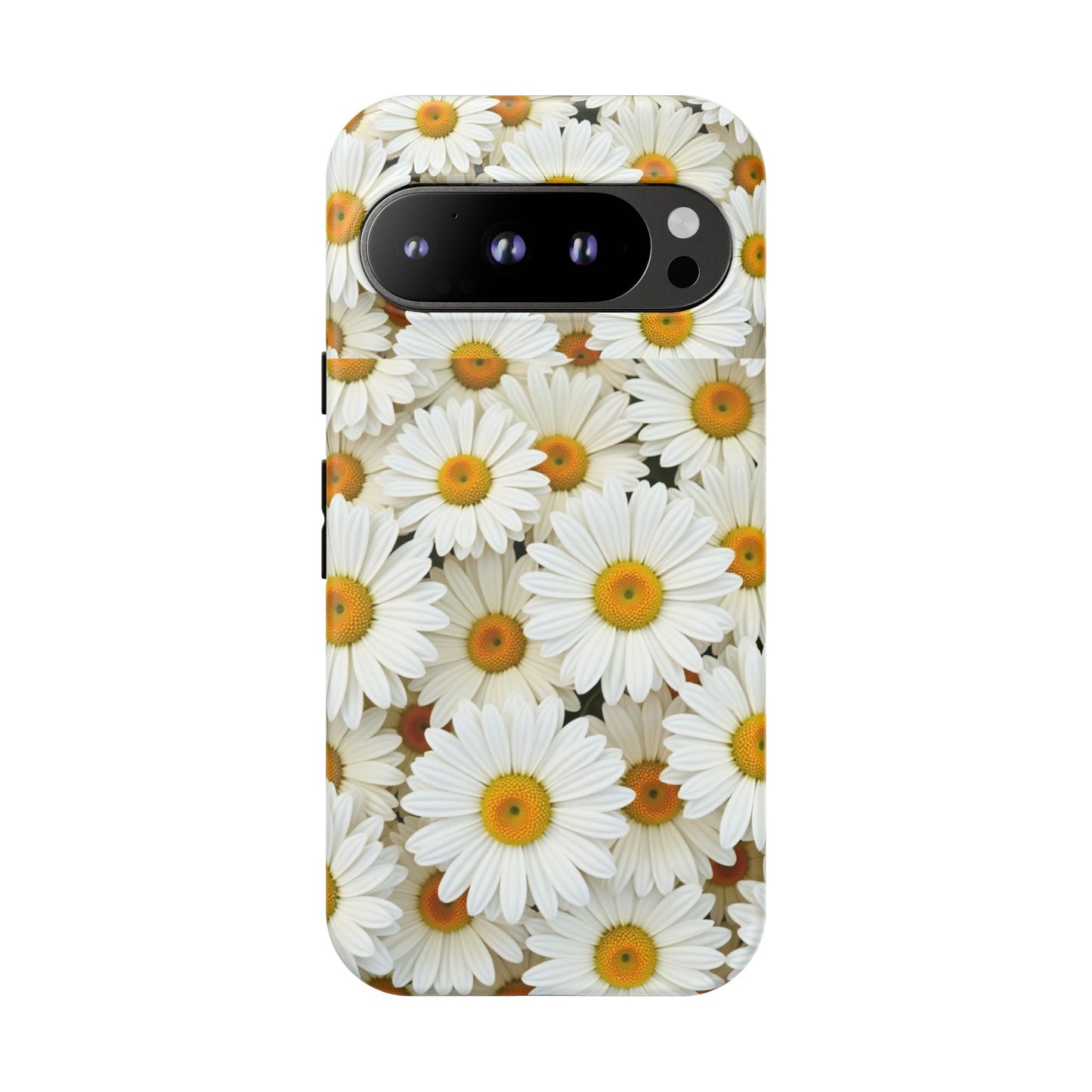 Floral Phone Case, Tough Cases, Daisy Pattern, Nature Lover Gift, Spring Accessory, Stylish Protection