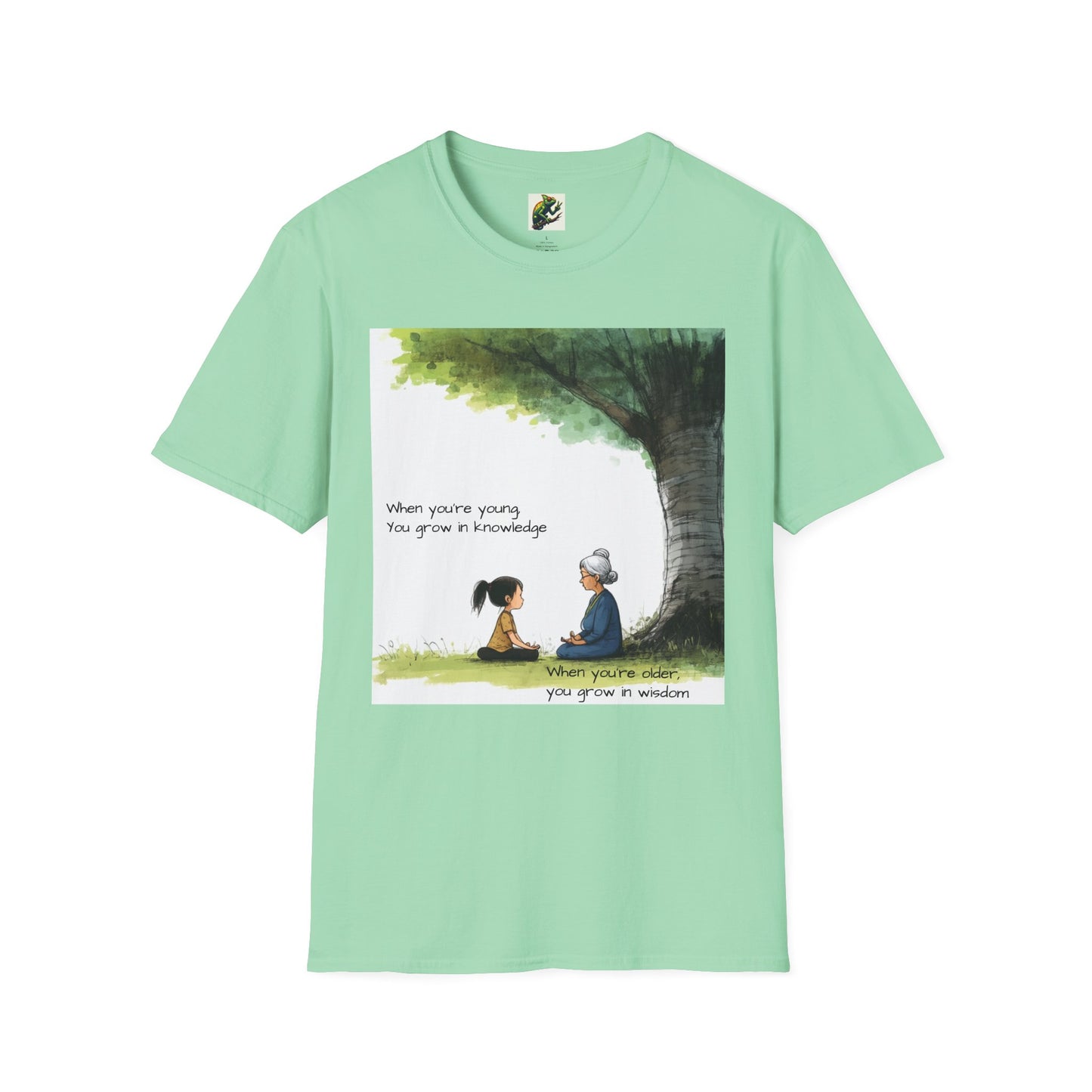 Wisdom T-Shirt, Motivational Tee, Inspirational Quote Shirt, Gift for Students, Philosophy Apparel