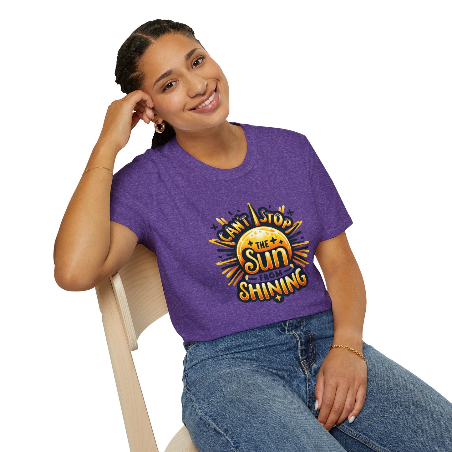 Sunshine Quote Unisex Softstyle T-Shirt | Positive Vibes Tee, Gifts for Her, Summer Fashion, Cute Casual Wear