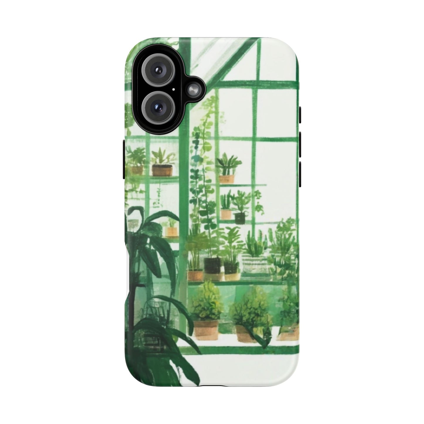 Greenhouse Phone Case - Tough Cases, Plant Lover Gift, Gardening Accessories, Eco-Friendly Tech, Nature-Inspired Design