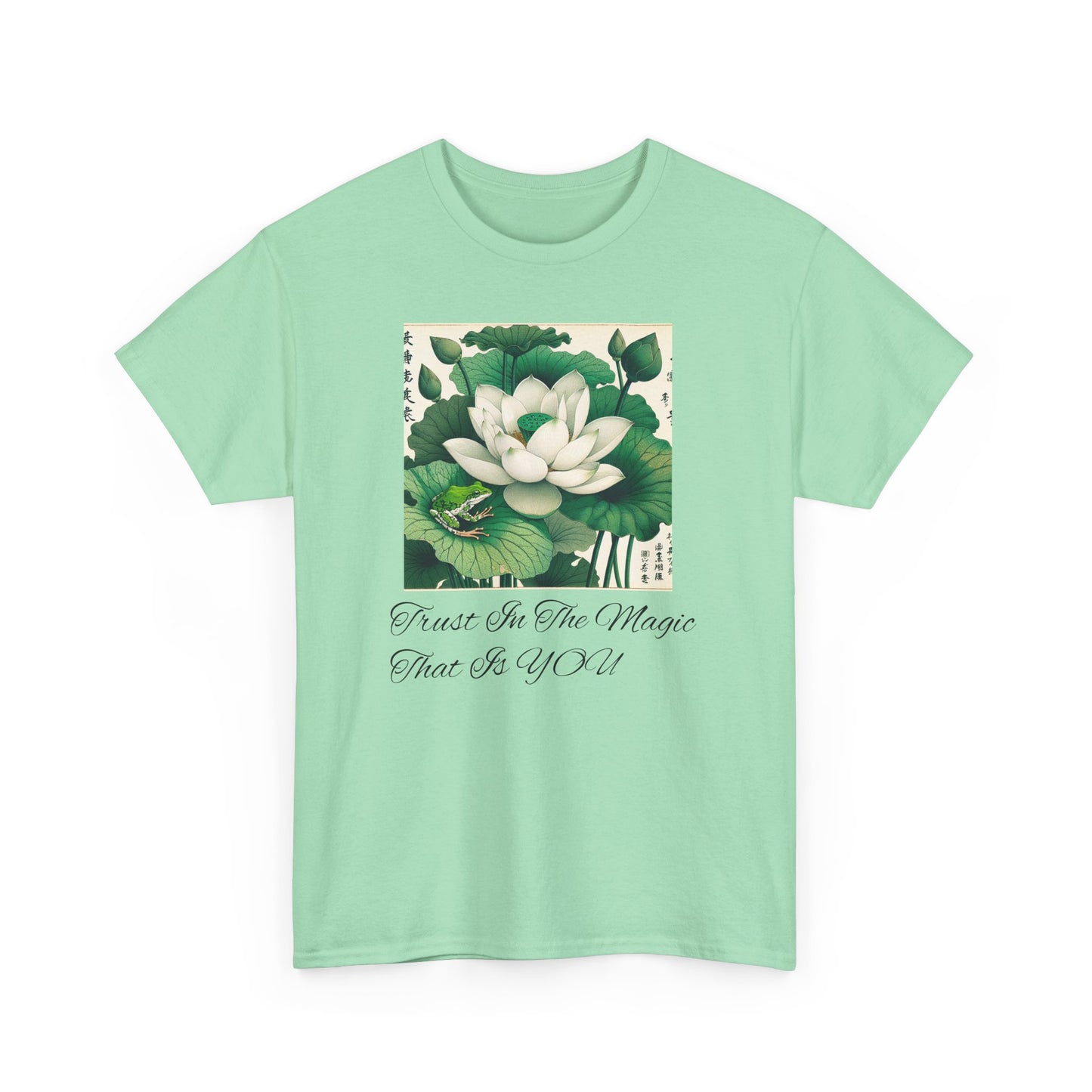 Lotus Flower Inspirational Tee - Mindfulness Shirt, Relaxed Summer Top, Unisex Gift, Yoga Apparel