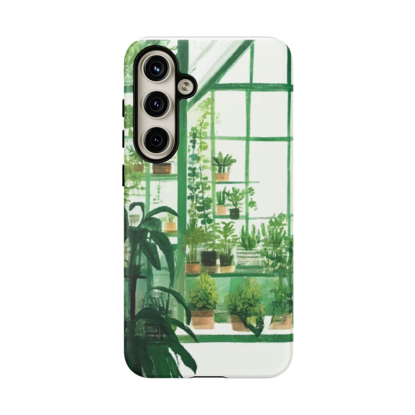 Greenhouse Phone Case - Tough Cases, Plant Lover Gift, Gardening Accessories, Eco-Friendly Tech, Nature-Inspired Design