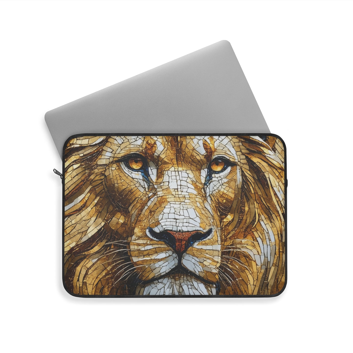 Majestic Lion Laptop Sleeve | Sleek Tech Case, Animal Lover Gift, Unique Laptop Bag, Trendy Sleeve, Wildlife Decor