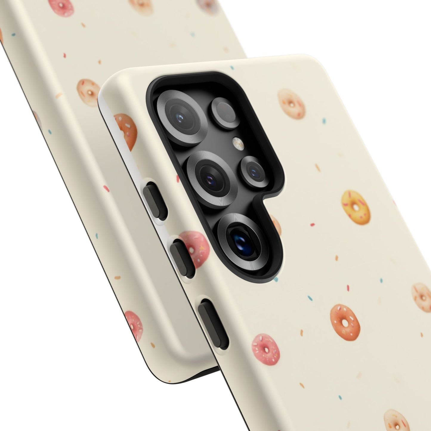 Donut Pattern Phone Case, Cute Phone Cover for Food Lovers, Fun Gift for Birthdays, Sweet Treats, Aesthetic Accessories