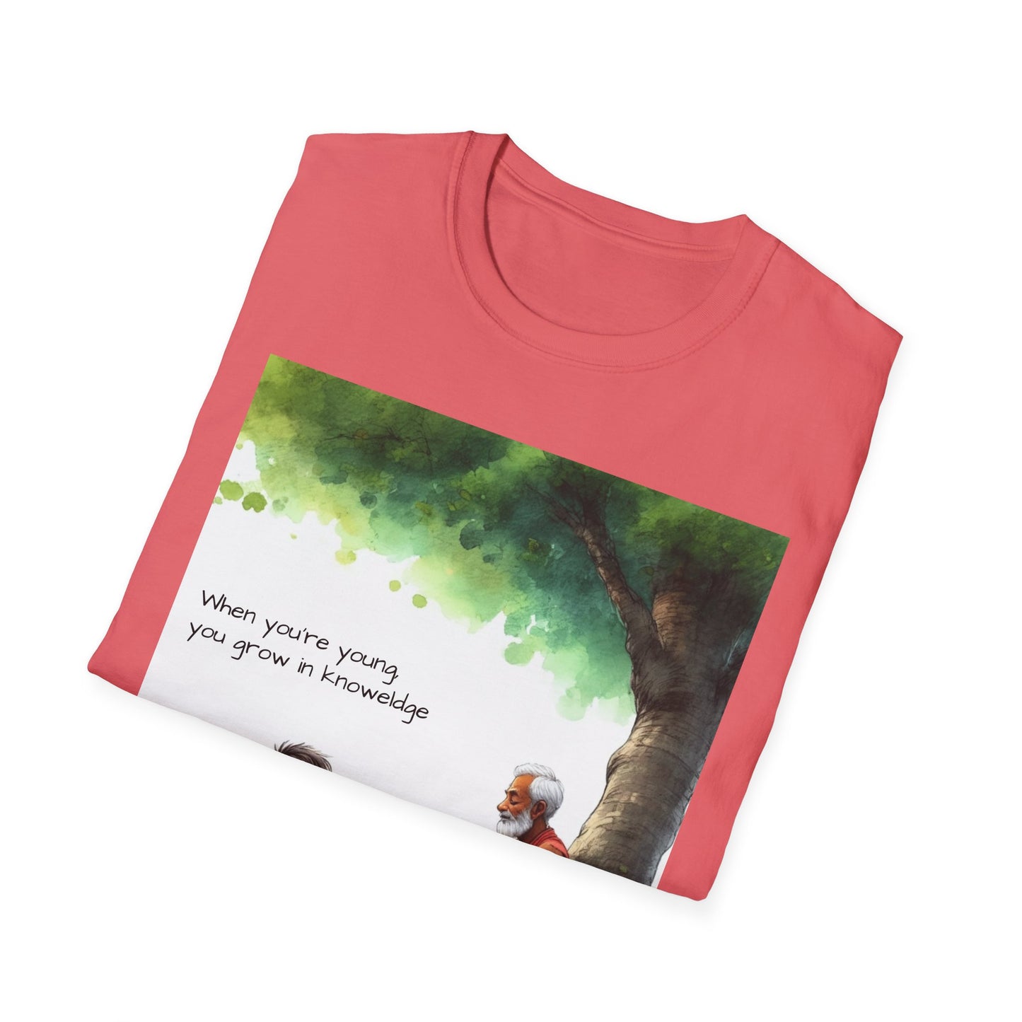 Wisdom T-Shirt - Inspirational Quote, Unisex Tee for Personal Growth, Gift for Teachers, Motivational Apparel