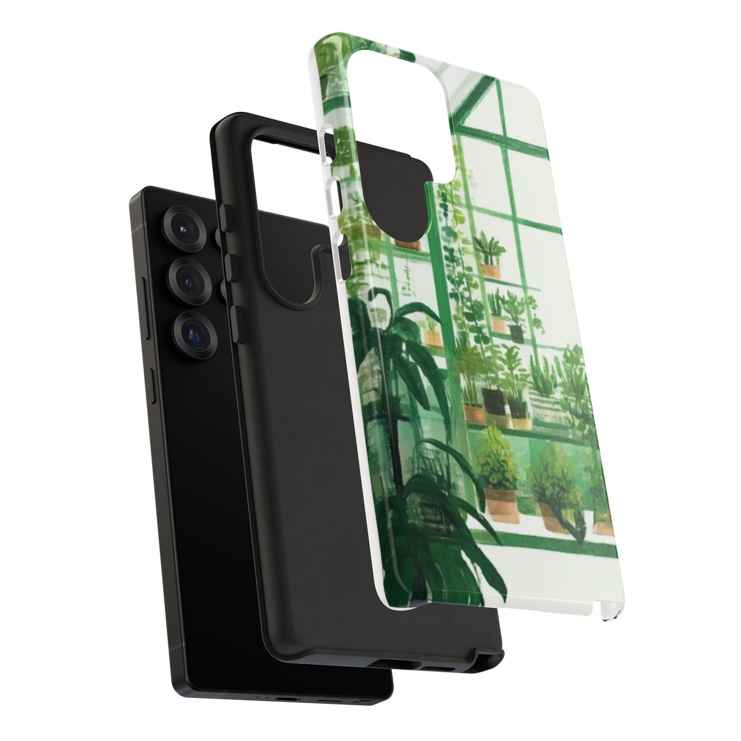 Greenhouse Phone Case - Tough Cases, Plant Lover Gift, Gardening Accessories, Eco-Friendly Tech, Nature-Inspired Design