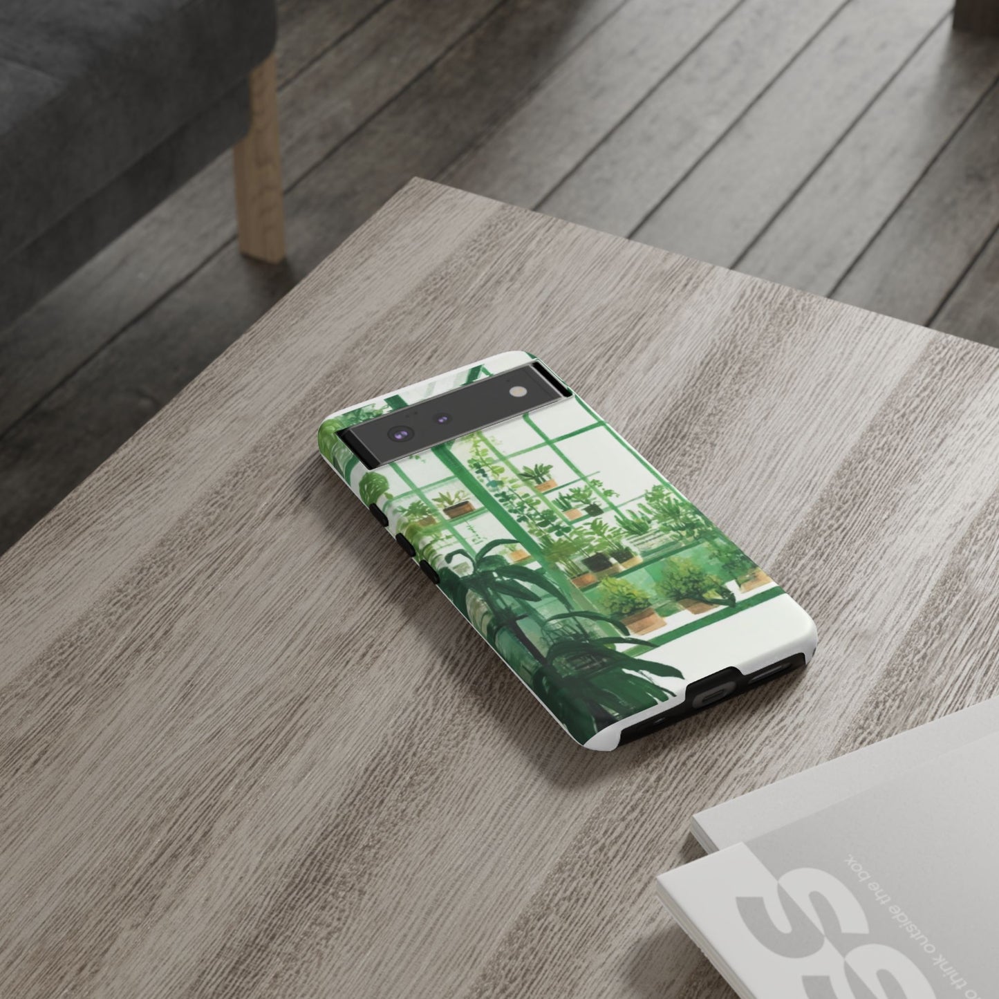 Greenhouse Phone Case - Tough Cases, Plant Lover Gift, Gardening Accessories, Eco-Friendly Tech, Nature-Inspired Design