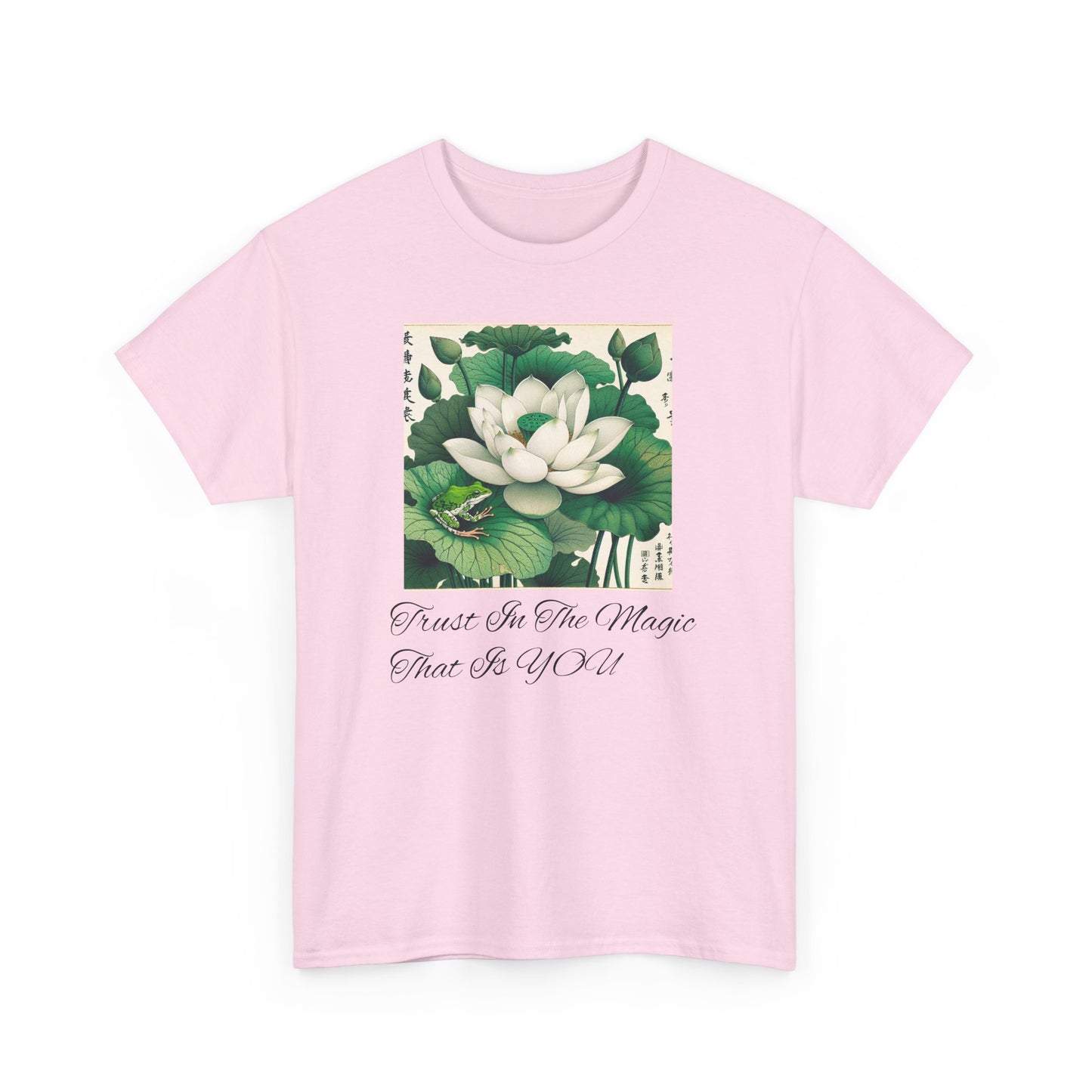 Lotus Flower Inspirational Tee - Mindfulness Shirt, Relaxed Summer Top, Unisex Gift, Yoga Apparel