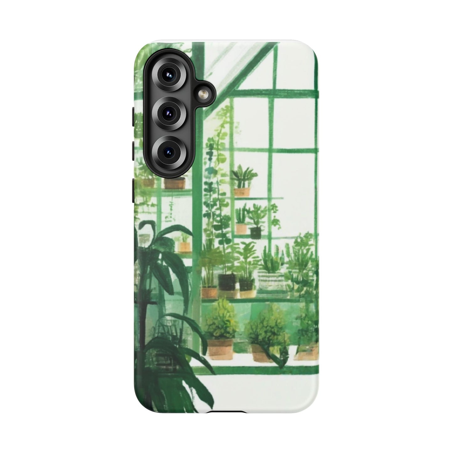 Greenhouse Phone Case - Tough Cases, Plant Lover Gift, Gardening Accessories, Eco-Friendly Tech, Nature-Inspired Design