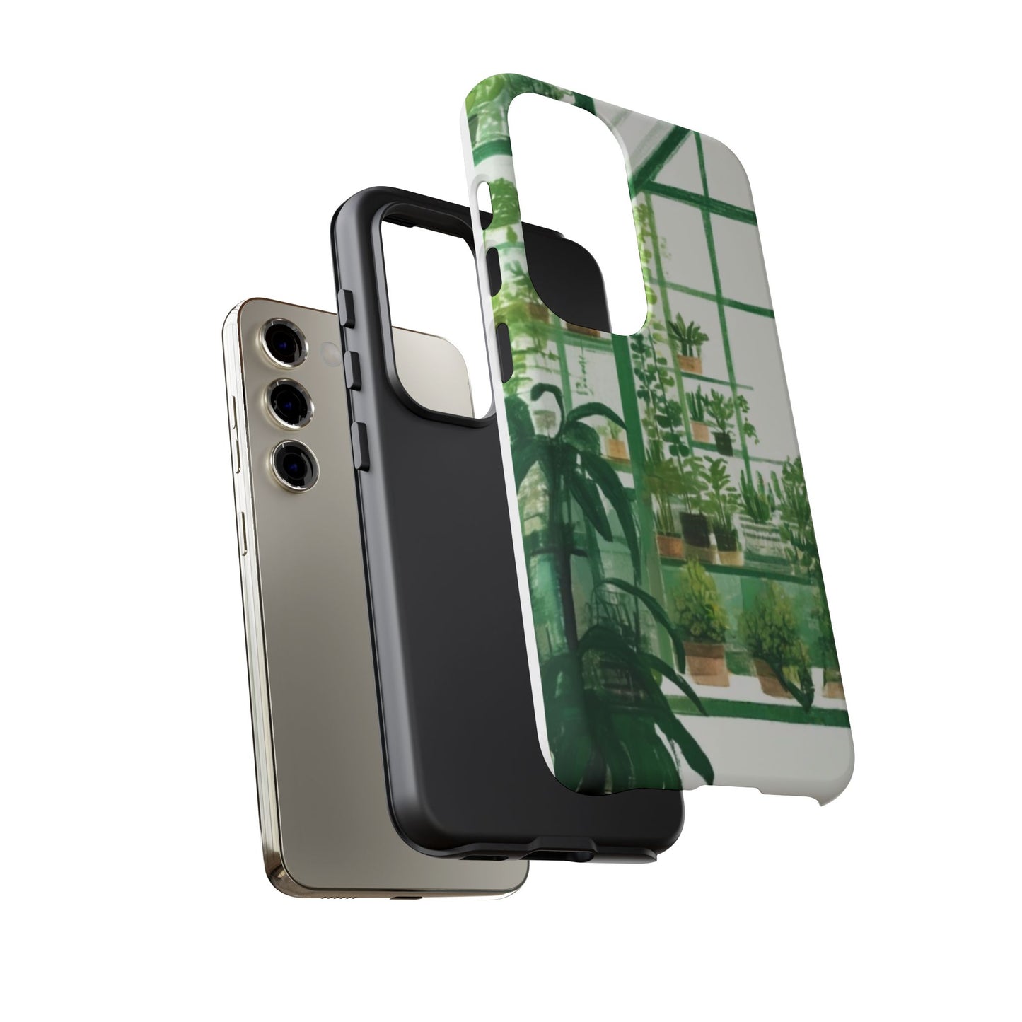 Greenhouse Phone Case - Tough Cases, Plant Lover Gift, Gardening Accessories, Eco-Friendly Tech, Nature-Inspired Design