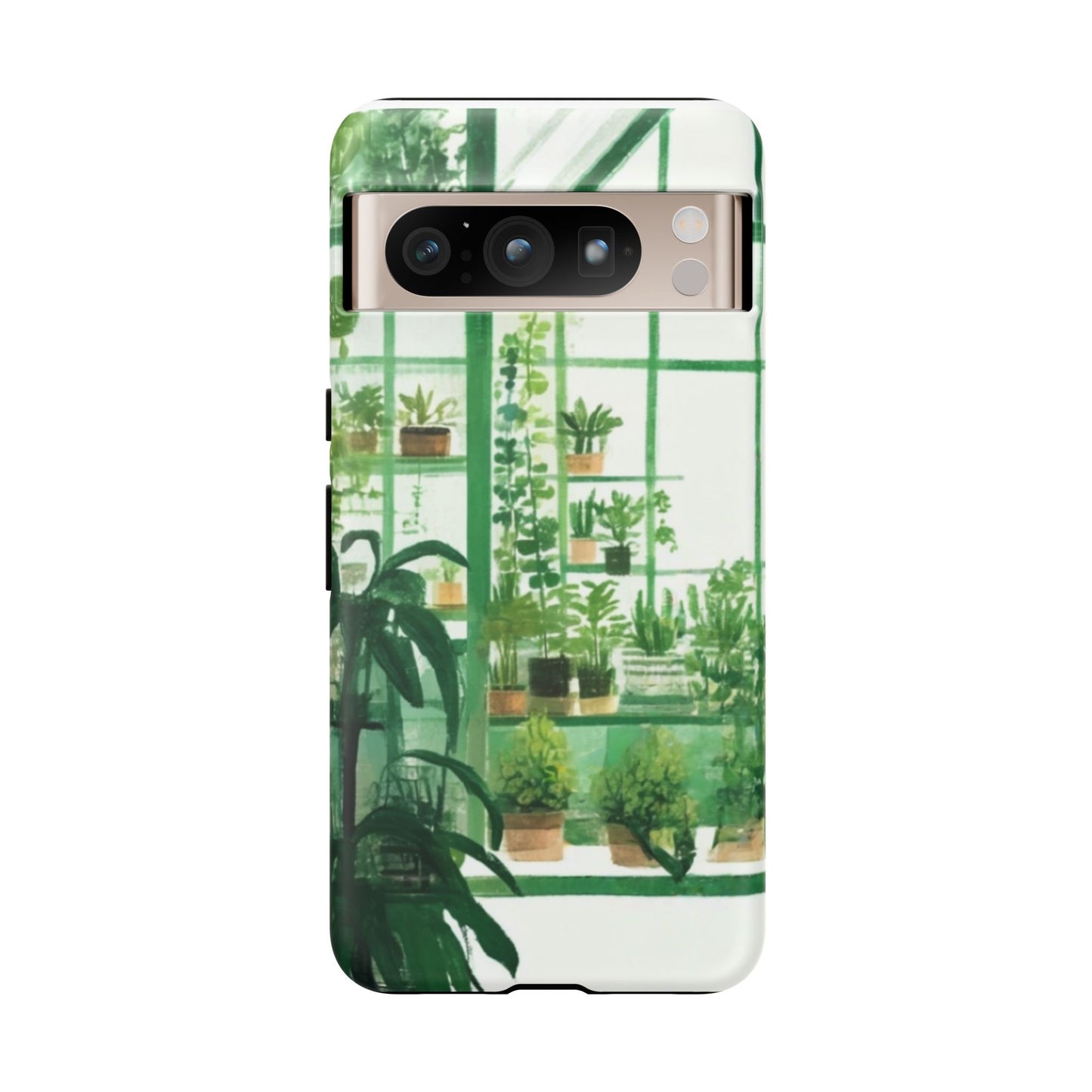 Greenhouse Phone Case - Tough Cases, Plant Lover Gift, Gardening Accessories, Eco-Friendly Tech, Nature-Inspired Design