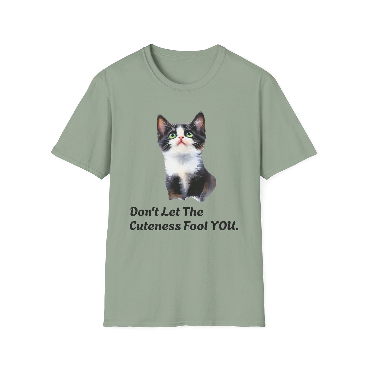 Cute Cat Graphic T-Shirt, Fun Cat Tee, Gift for Cat Lovers, Pet Owner Apparel, Casual Wear, Birthday Gift Idea