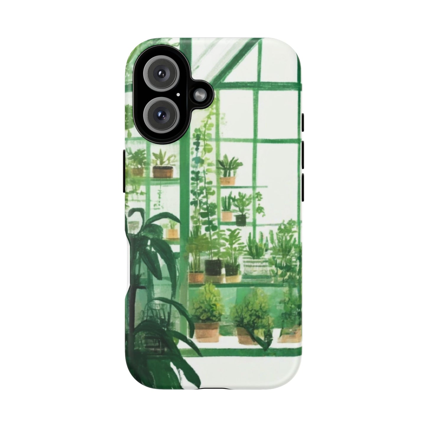 Greenhouse Phone Case - Tough Cases, Plant Lover Gift, Gardening Accessories, Eco-Friendly Tech, Nature-Inspired Design