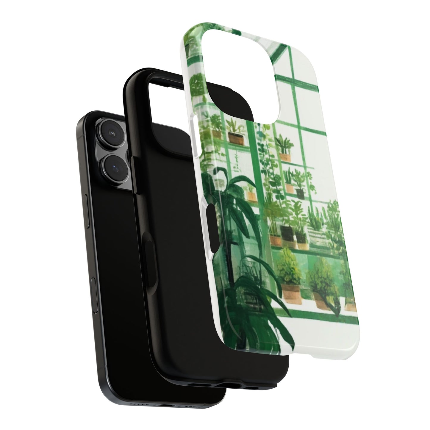 Greenhouse Phone Case - Tough Cases, Plant Lover Gift, Gardening Accessories, Eco-Friendly Tech, Nature-Inspired Design