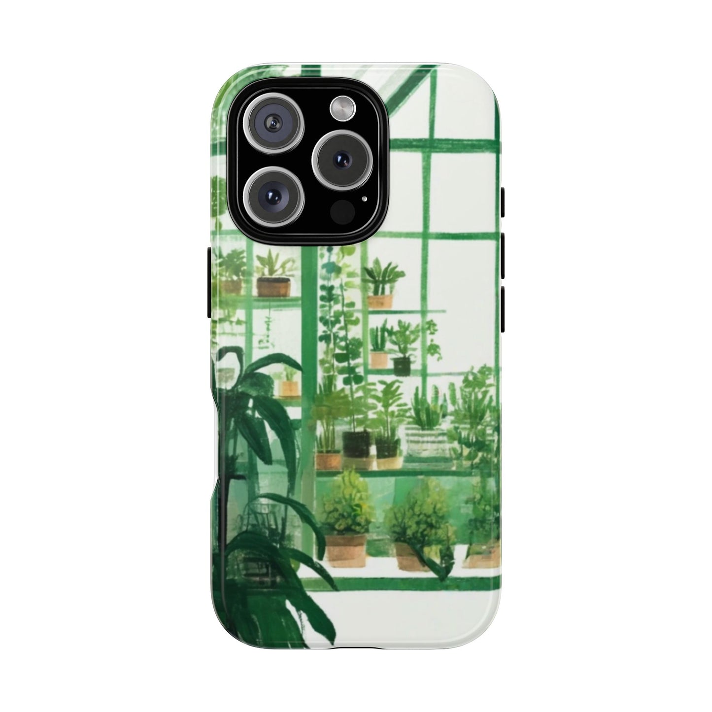 Greenhouse Phone Case - Tough Cases, Plant Lover Gift, Gardening Accessories, Eco-Friendly Tech, Nature-Inspired Design