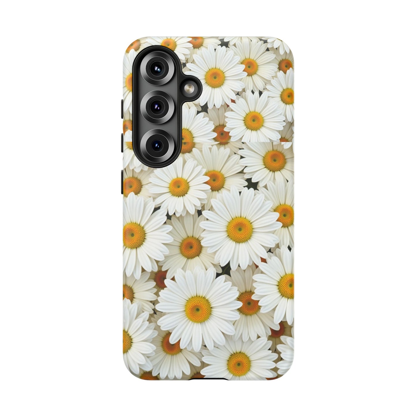 Floral Phone Case, Tough Cases, Daisy Pattern, Nature Lover Gift, Spring Accessory, Stylish Protection