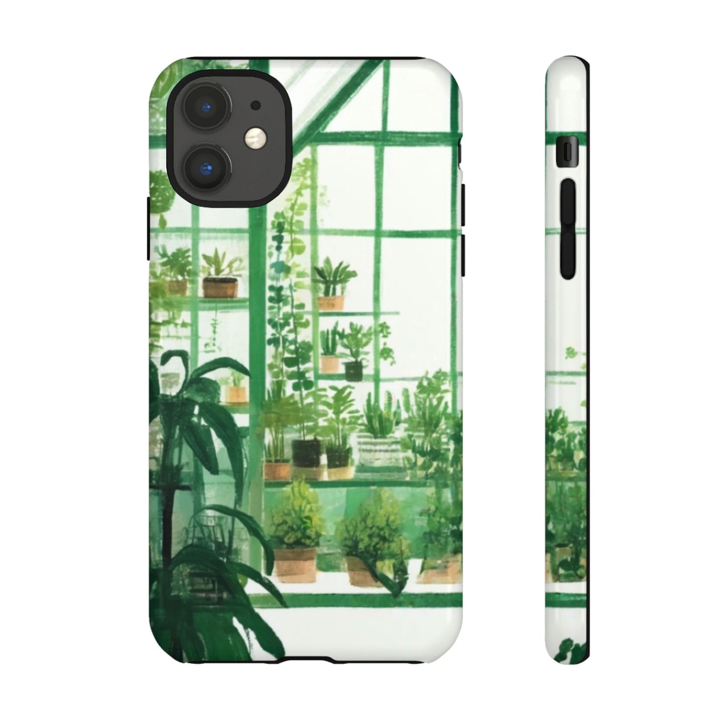 Greenhouse Phone Case - Tough Cases, Plant Lover Gift, Gardening Accessories, Eco-Friendly Tech, Nature-Inspired Design