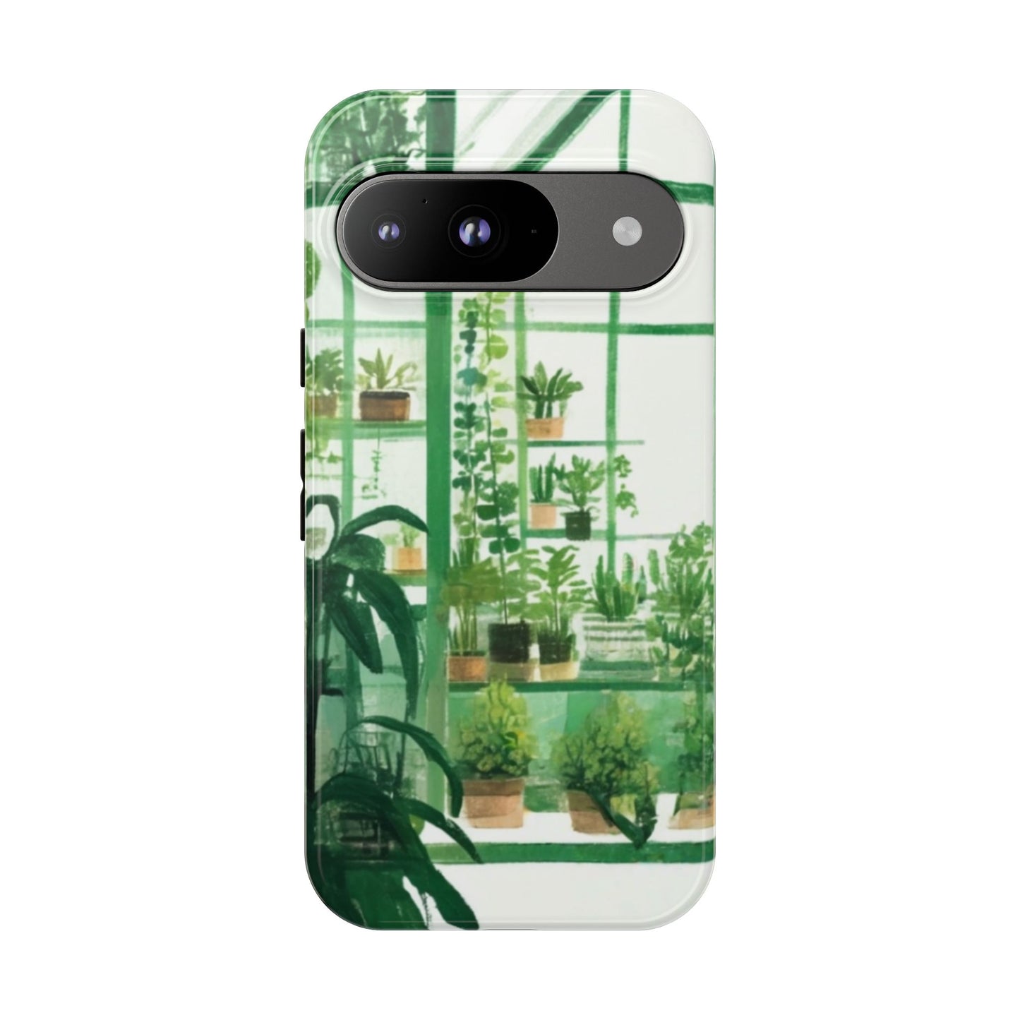 Greenhouse Phone Case - Tough Cases, Plant Lover Gift, Gardening Accessories, Eco-Friendly Tech, Nature-Inspired Design