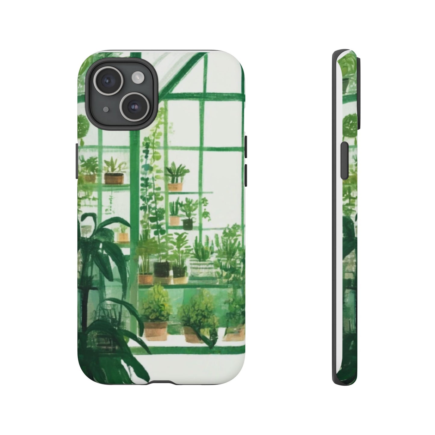 Greenhouse Phone Case - Tough Cases, Plant Lover Gift, Gardening Accessories, Eco-Friendly Tech, Nature-Inspired Design